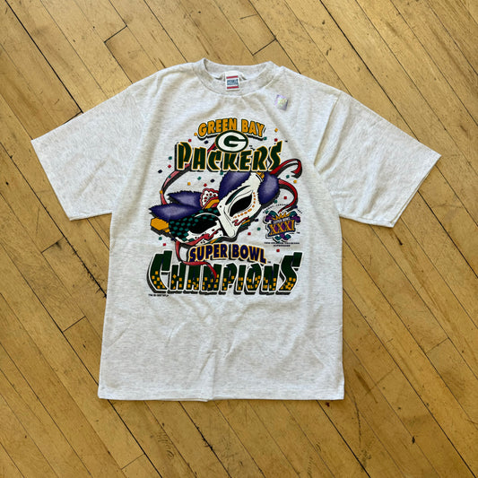 Vintage Green Bay Packers Super Bowl T-shirt Sz L