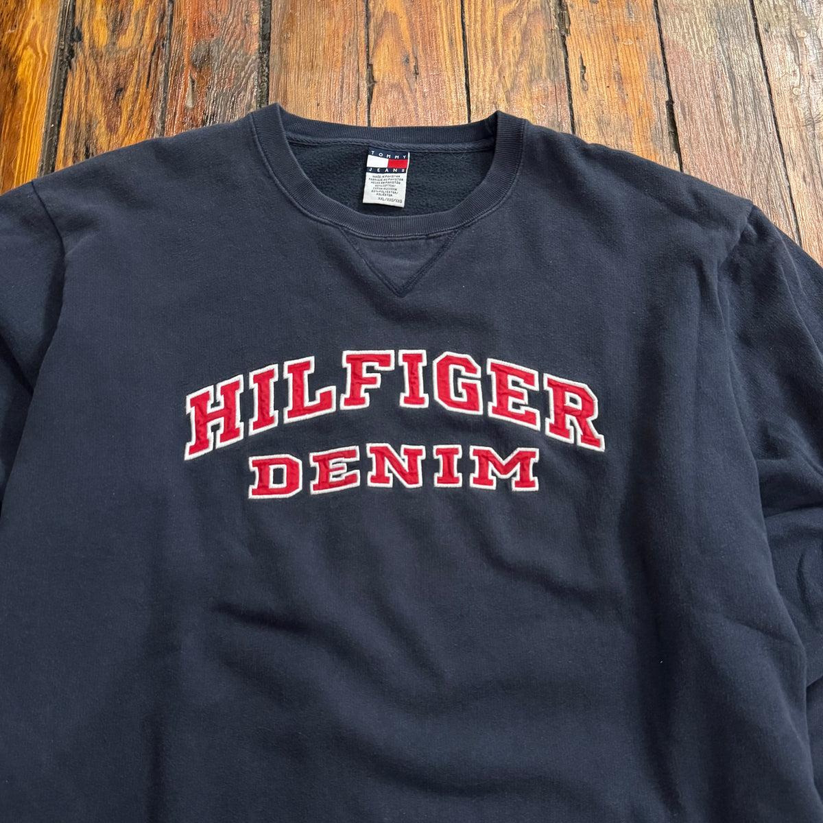 Vintage Hilfiger Denim Crewneck Sz XXL