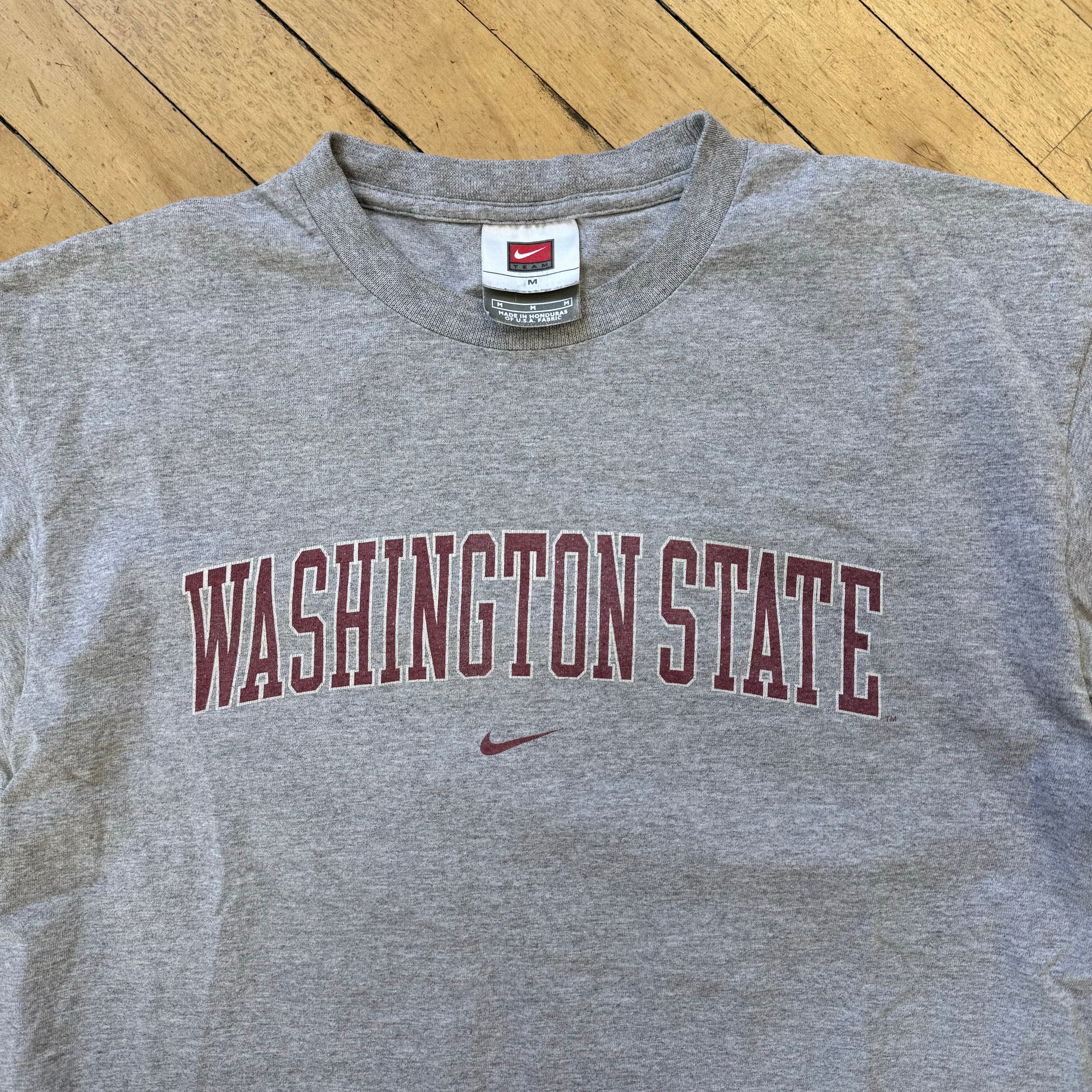 Vintage Team Nike Washington State SpellOut T-shirt Sz M