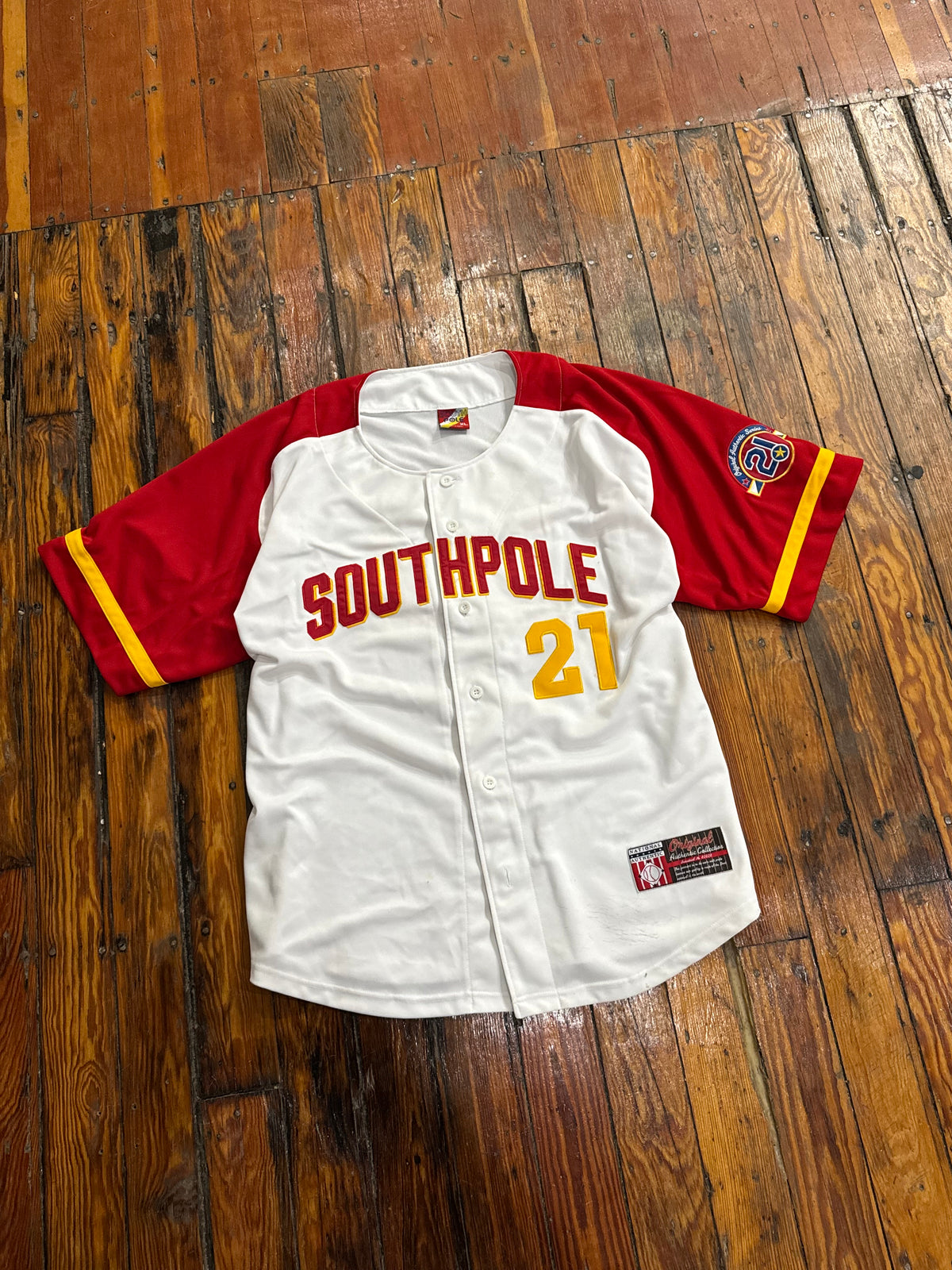 Vintage South Pole Baseball Jersey Sz XL