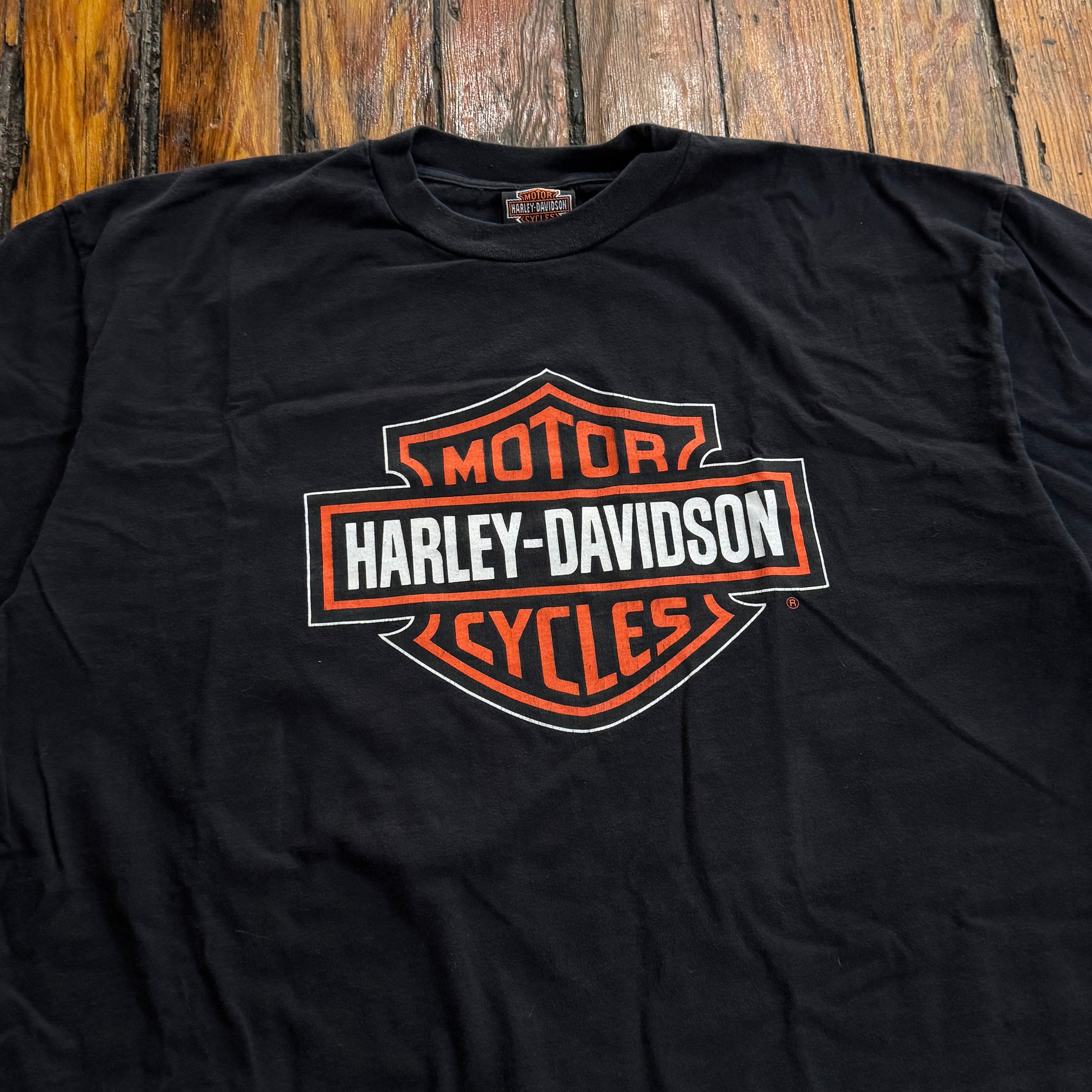 Vintage Harley Davidson Logo Singapore T-shirt Sz XL