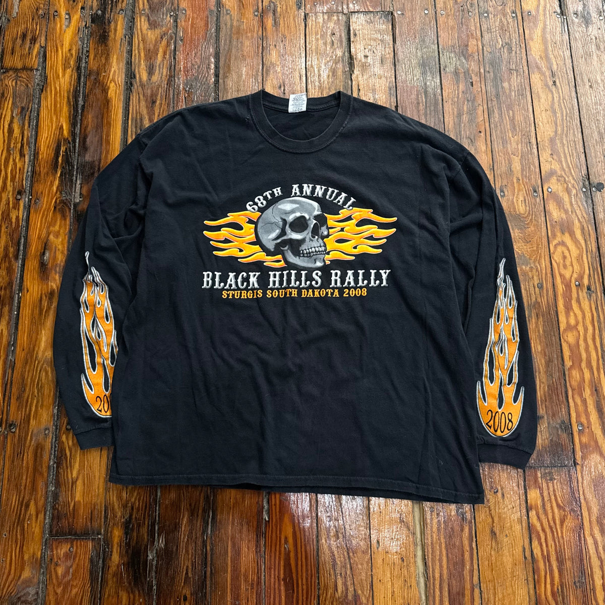 Y2K Sturgis Black Hills Rally Long Sleeve T-shirt Sz XL
