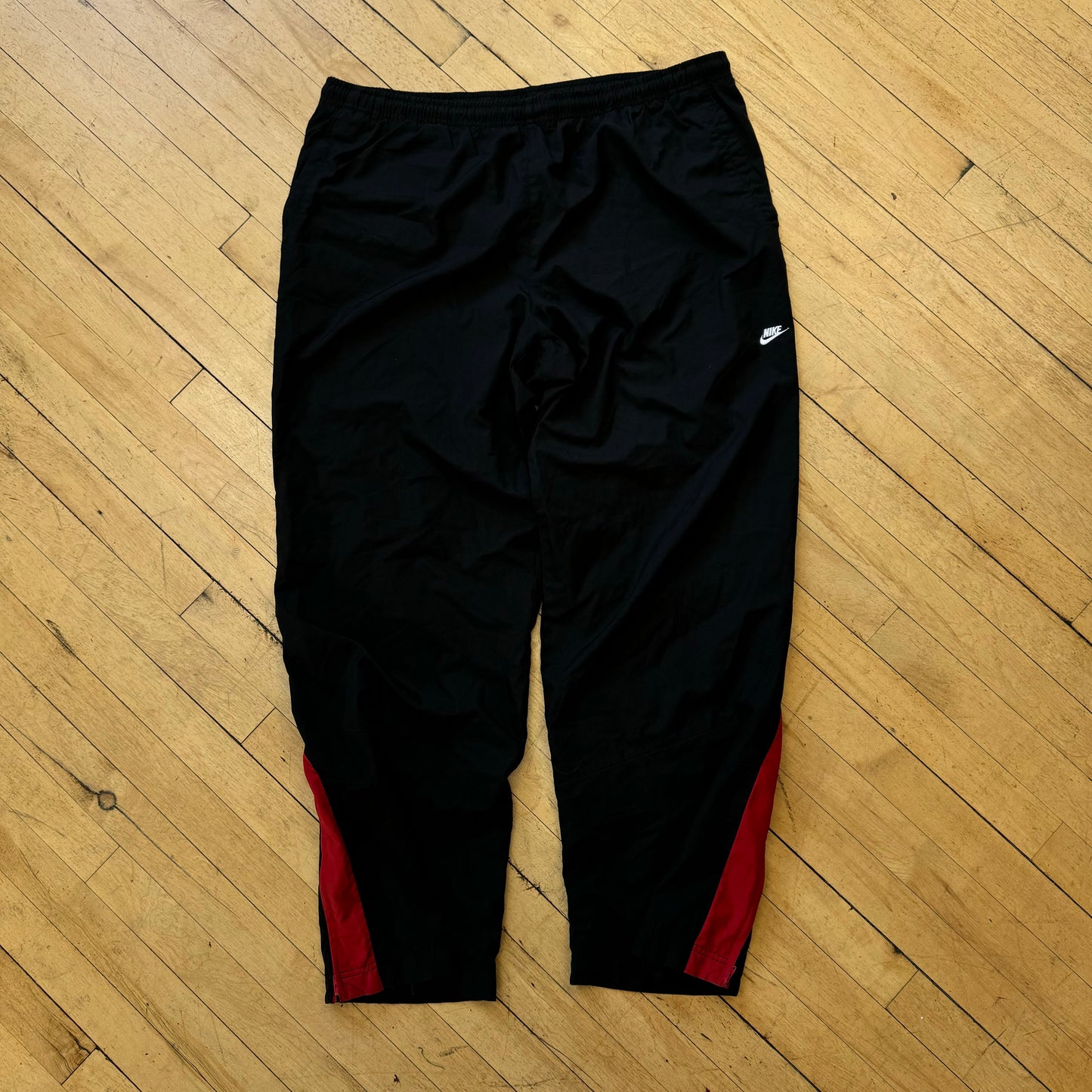 Vintage Black / Red Nike Track Pants Sz XXL