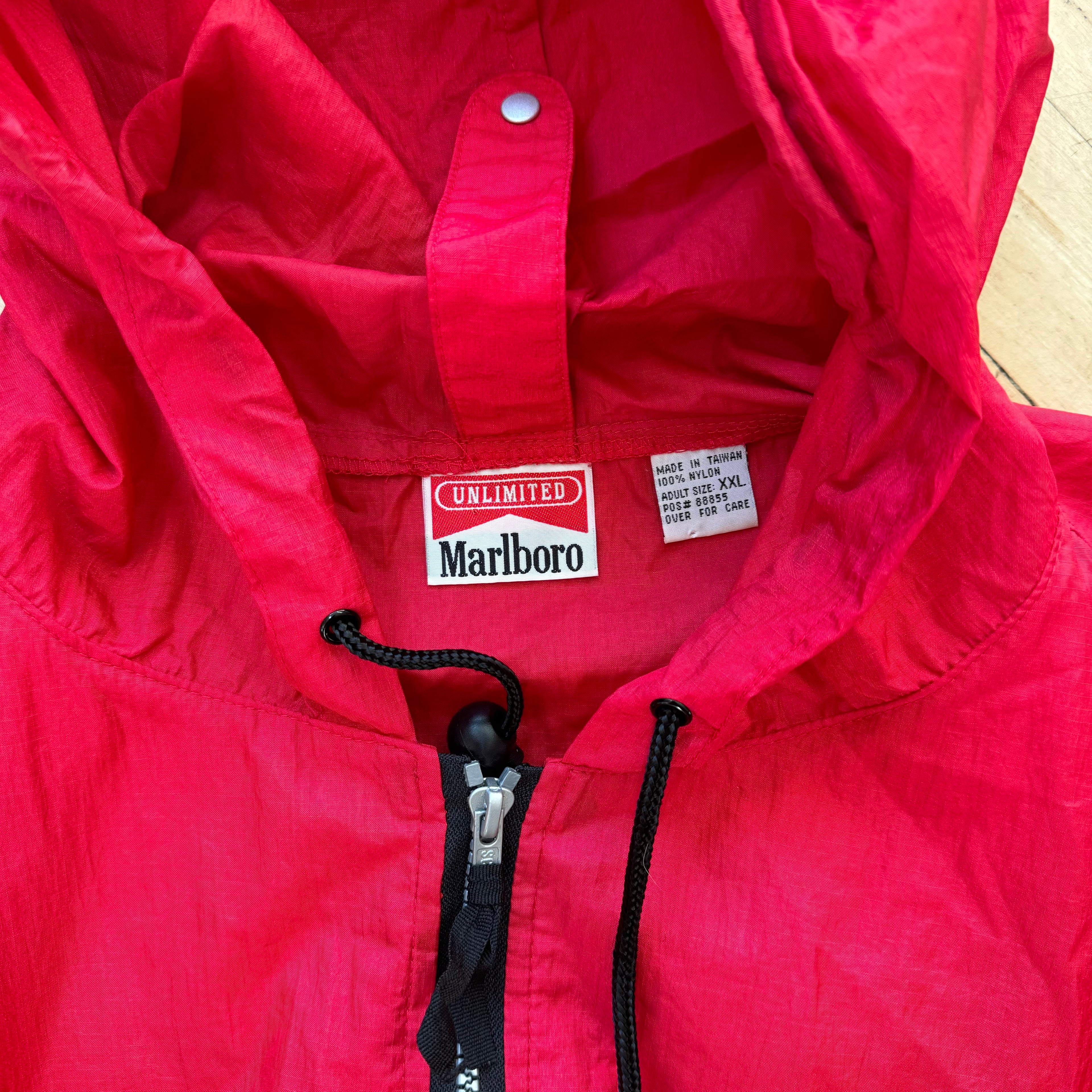 Vintage Marlboro Fanny Pack Jacket Sz XXL