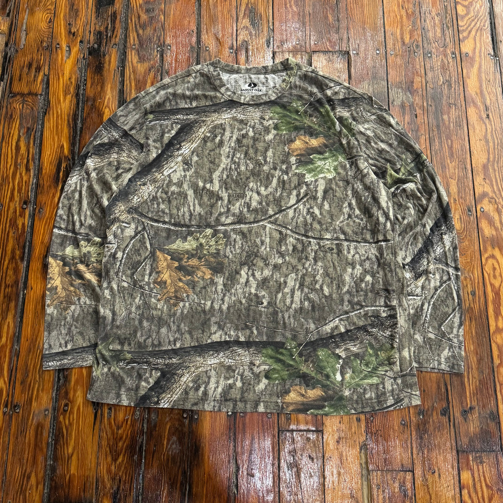 Mossy Oak Camo Long Sleeve T-shirt Sz XXL