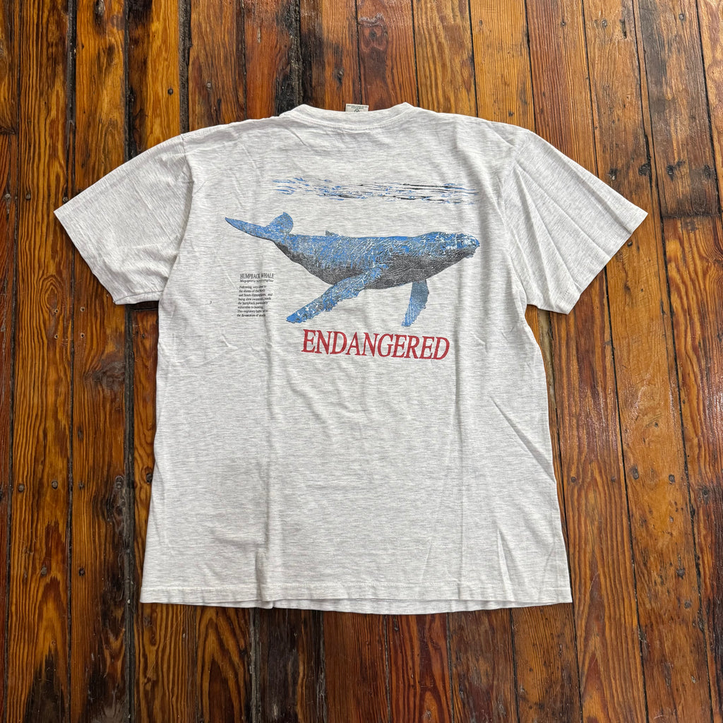 Vintage One world, One chance Endangered T-shirt Sz L