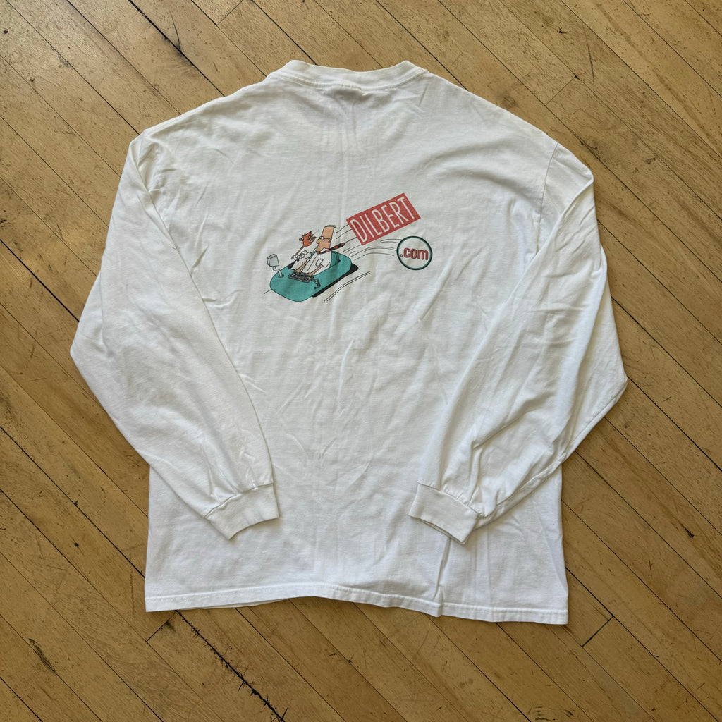 Vintage Dilbert.com L/S T-shirt Sz L