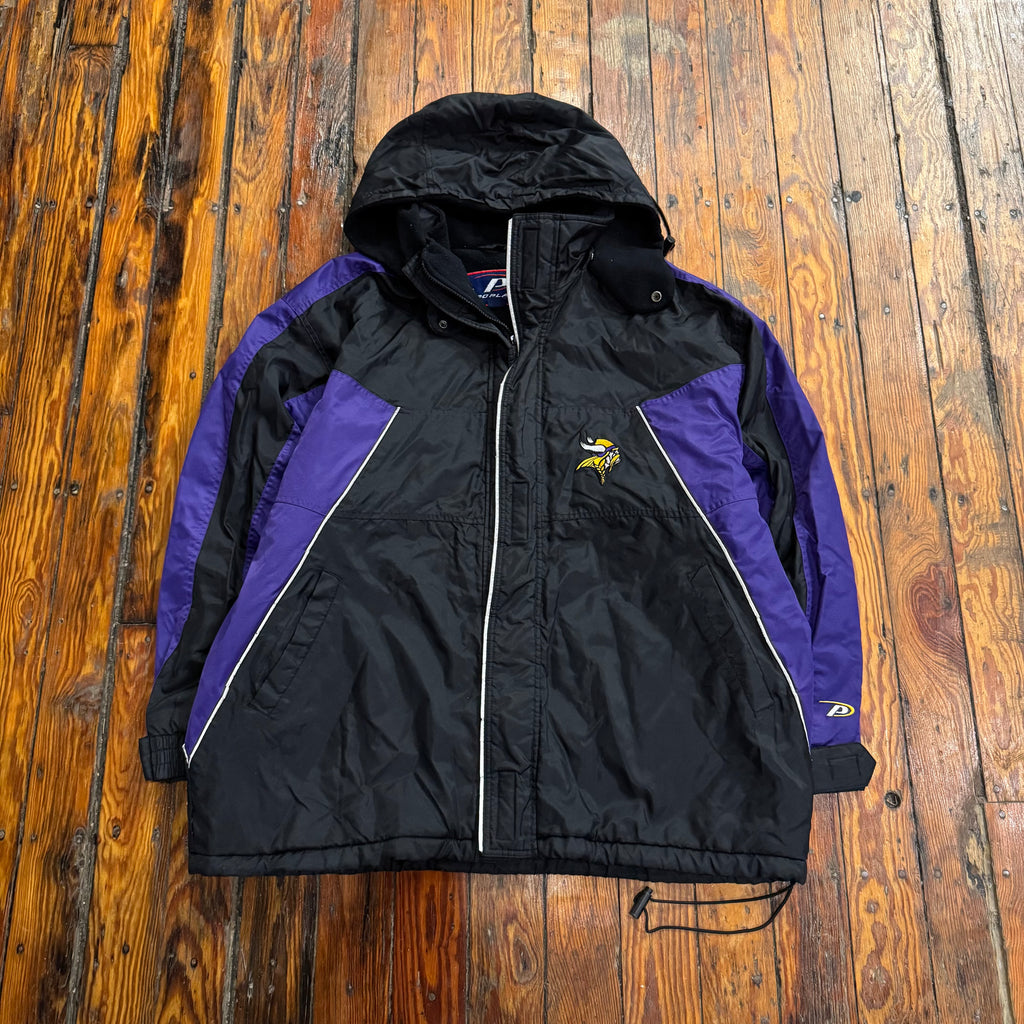 Vintage Vikings ProPlayer Jacket Sz XL