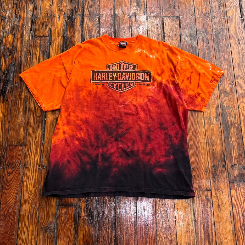 Y2K Harley Davidson Tie Dye Sioux Falls T-shirt Sz XL