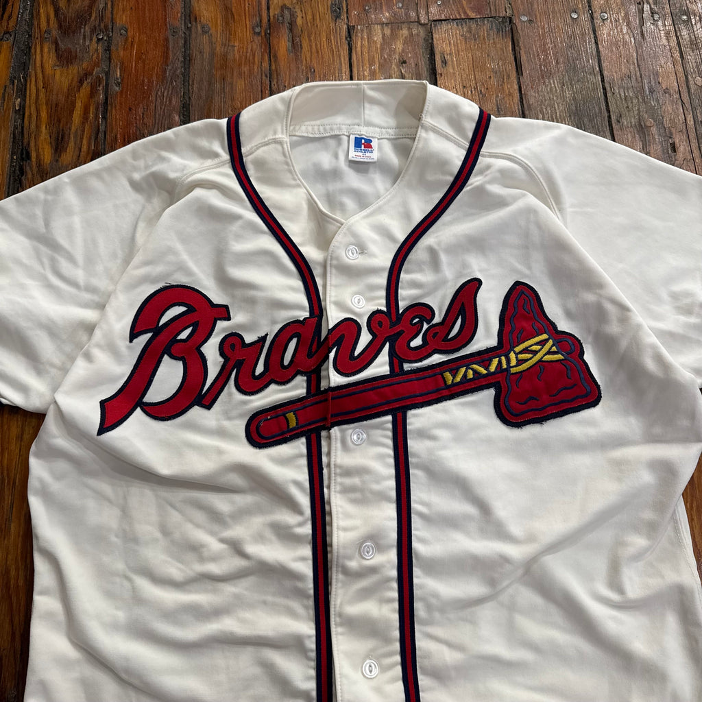 Vintage Atlanta Braves Baseball Jersey Sz L