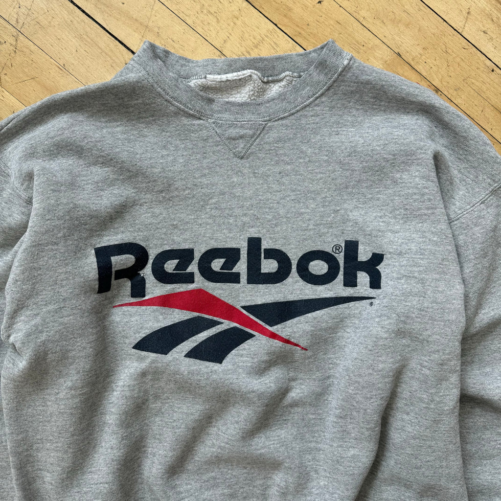 Vintage Reebok Logo Crewneck Sz S
