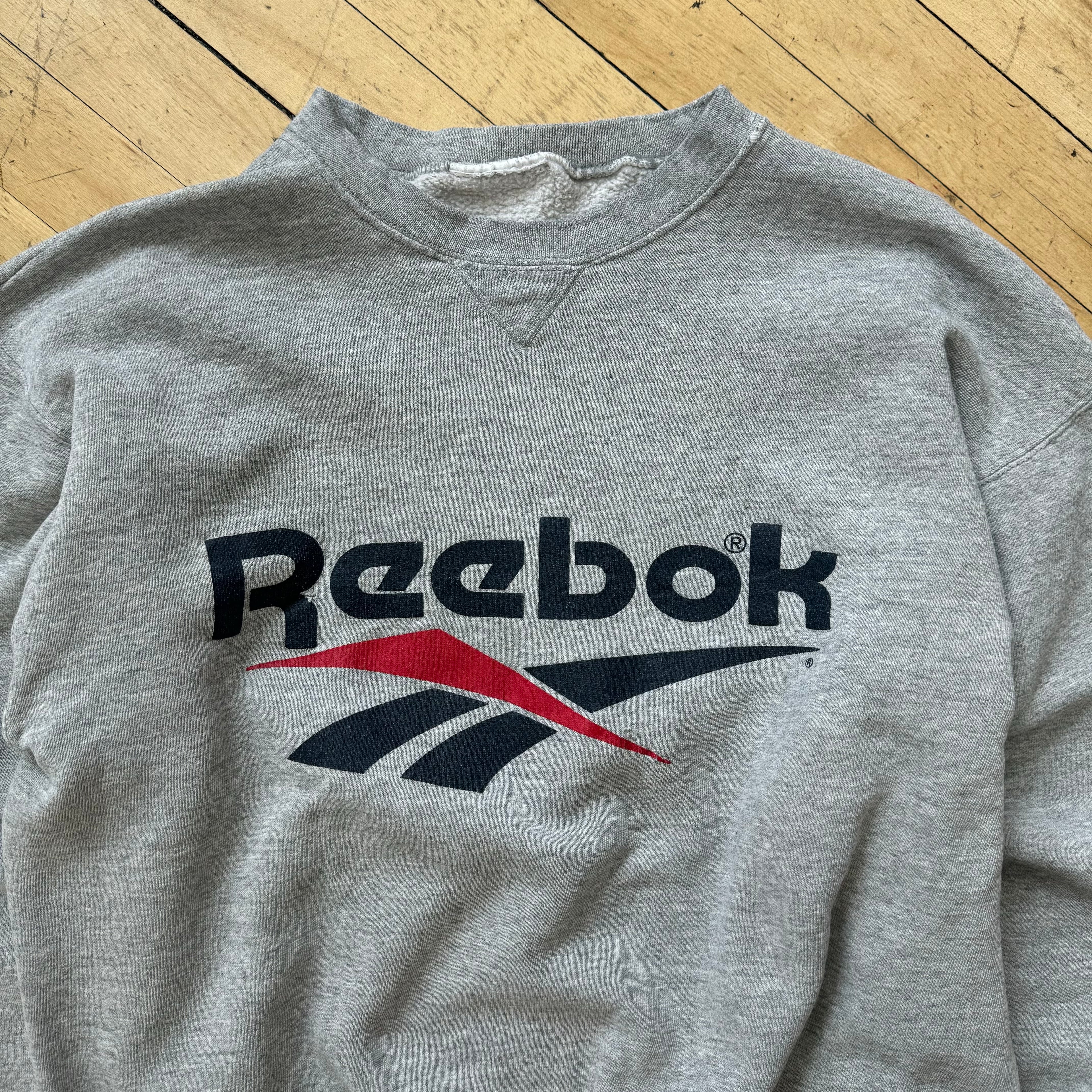 Vintage Reebok Logo Crewneck Sz S
