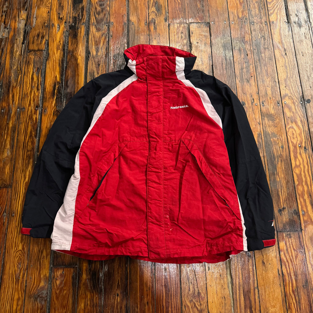 Vintage Pro Player Nebraska Huskers Light Jacket Sz XL