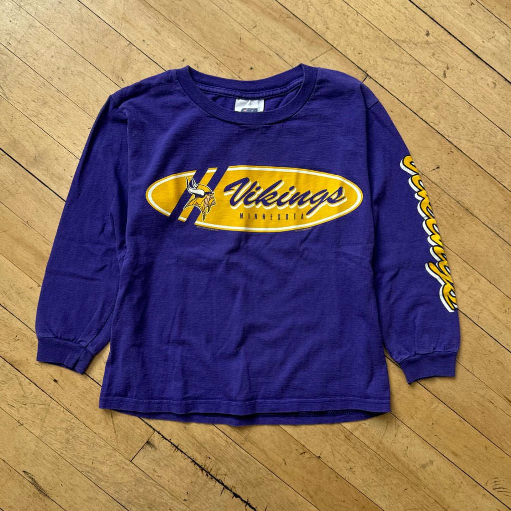 Vintage Minnesota Vikings Long Sleeve T-shirt Sz 8