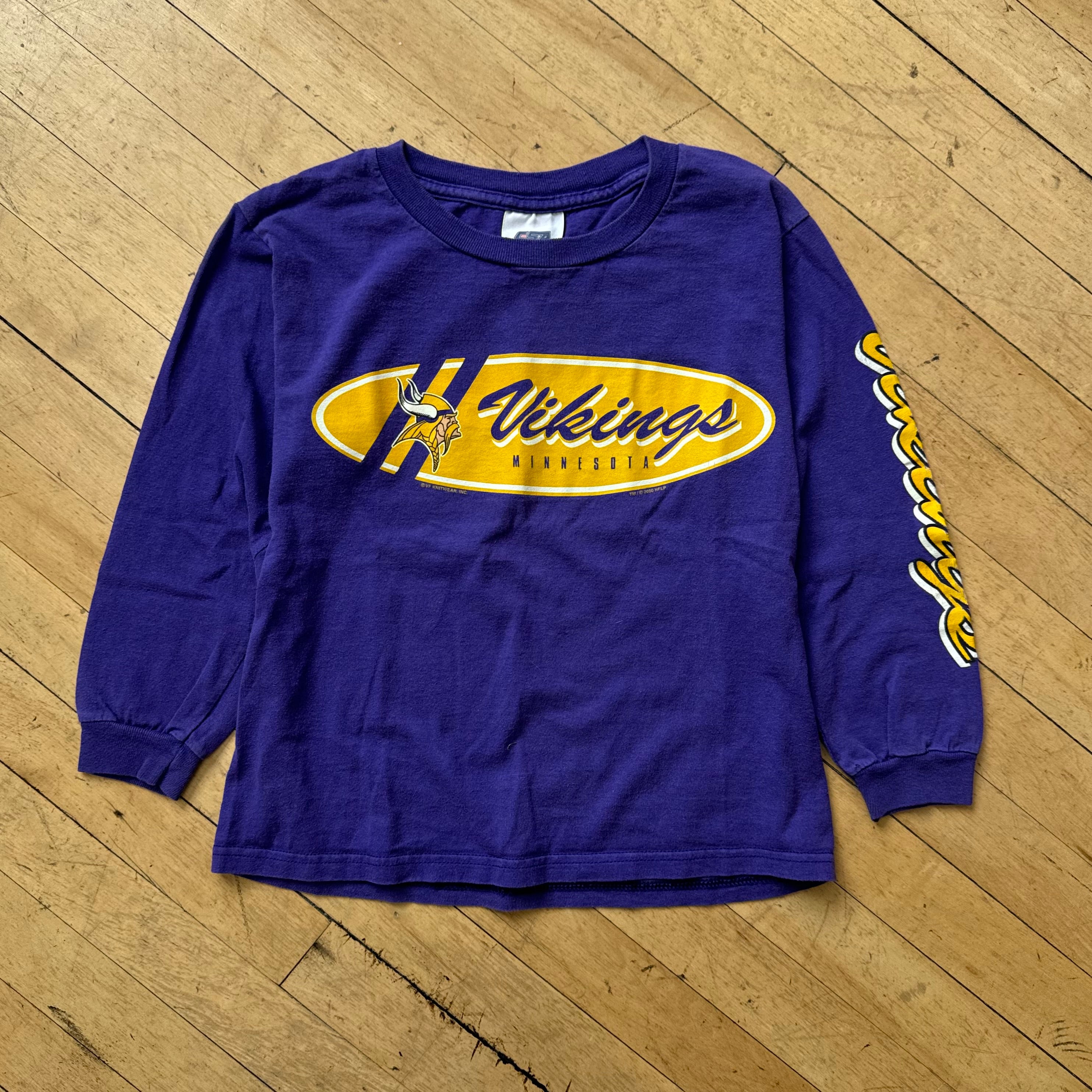 Vintage Minnesota Vikings Long Sleeve T-shirt Sz 8