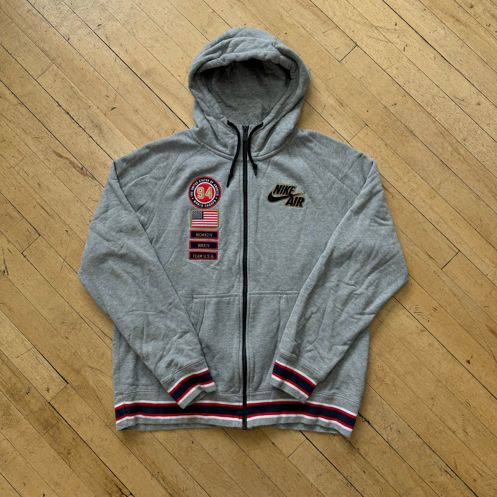 Modern Nike Air USA Basketball Zip-Up Jacket Sz L