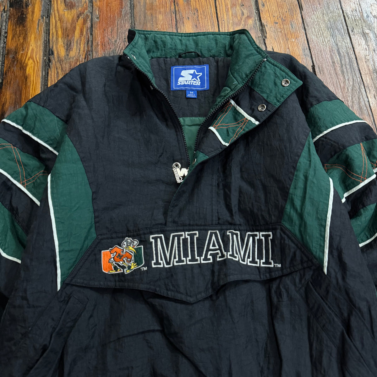 Vintage Miami Hurricanes Starter Jacket Sz M
