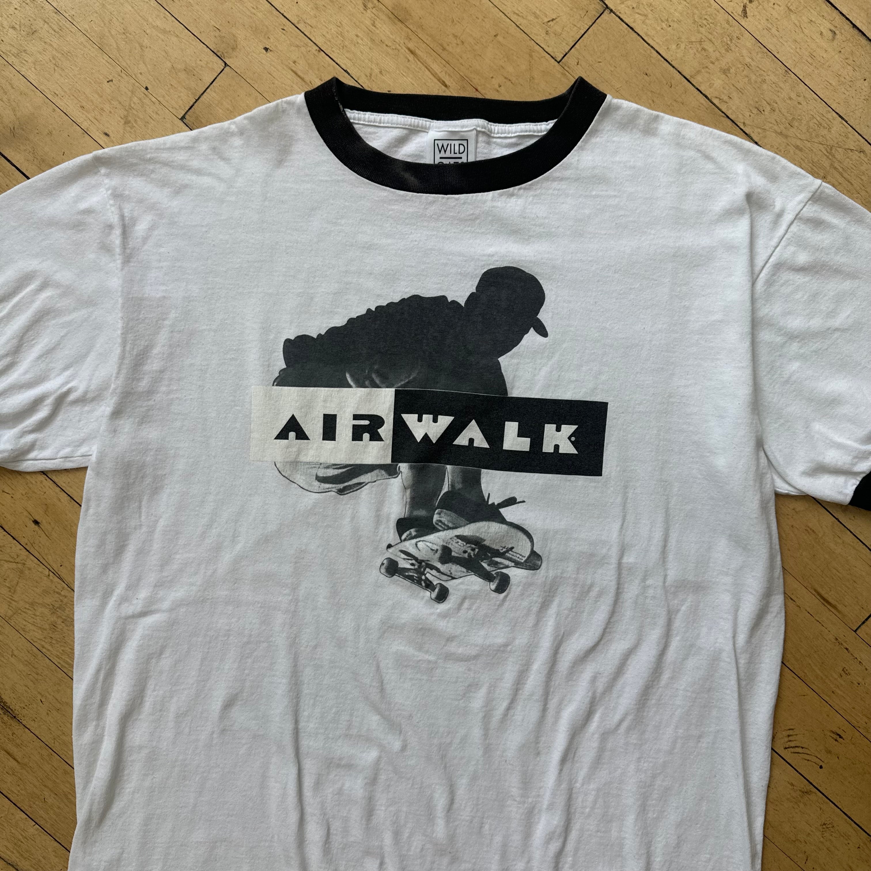 Vintage Air-walk 19oz Skate Shoe Promo T-shirt Sz XL