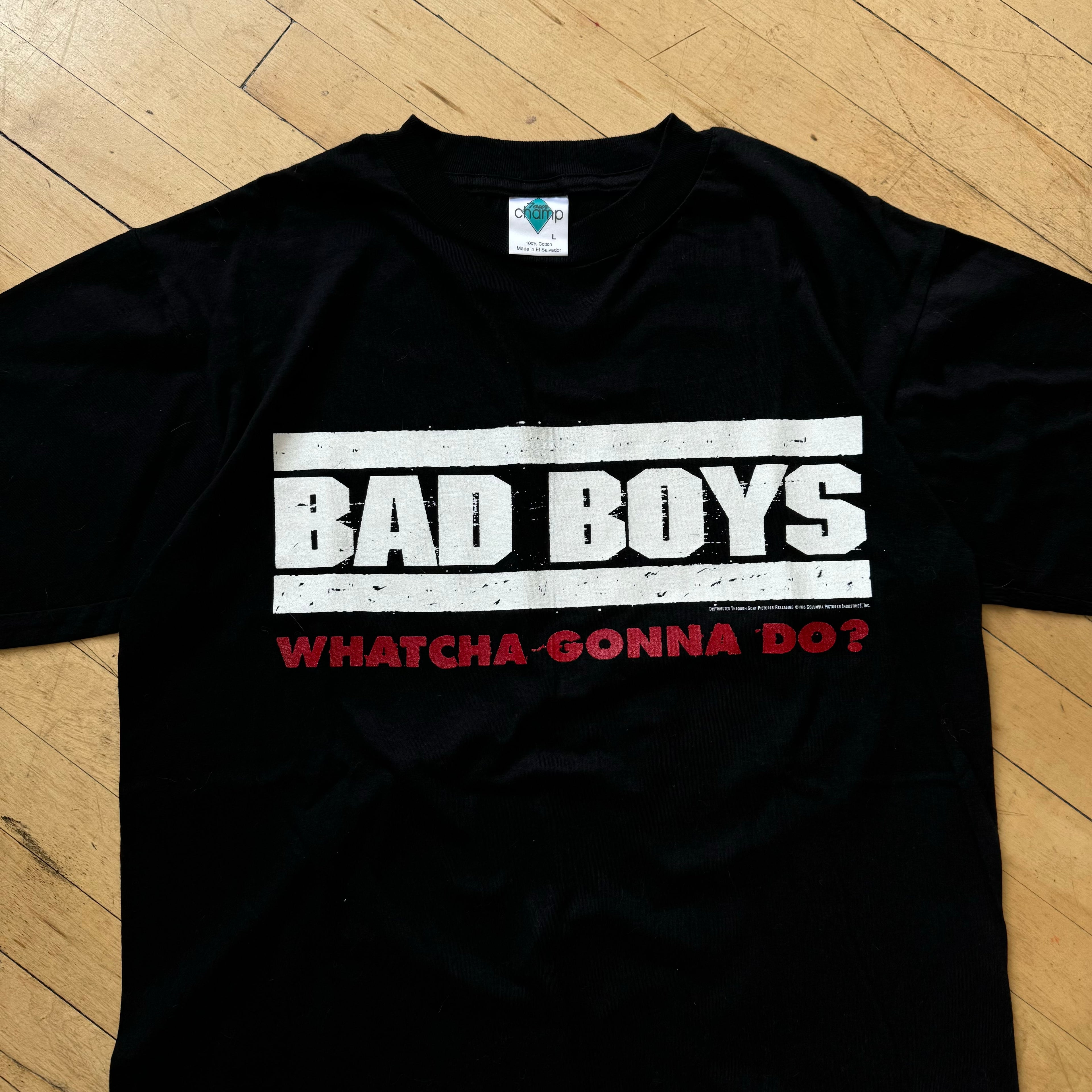 Vintage Bad Boys Whatcha Gonna Do? movie Promo T-shirt Sz L