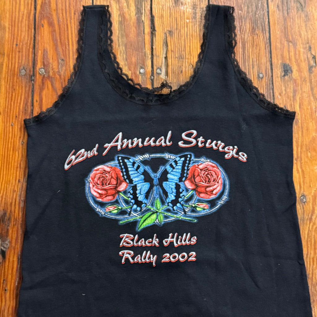 Vintage Sturgis Ralley Rose TankTop Sz M