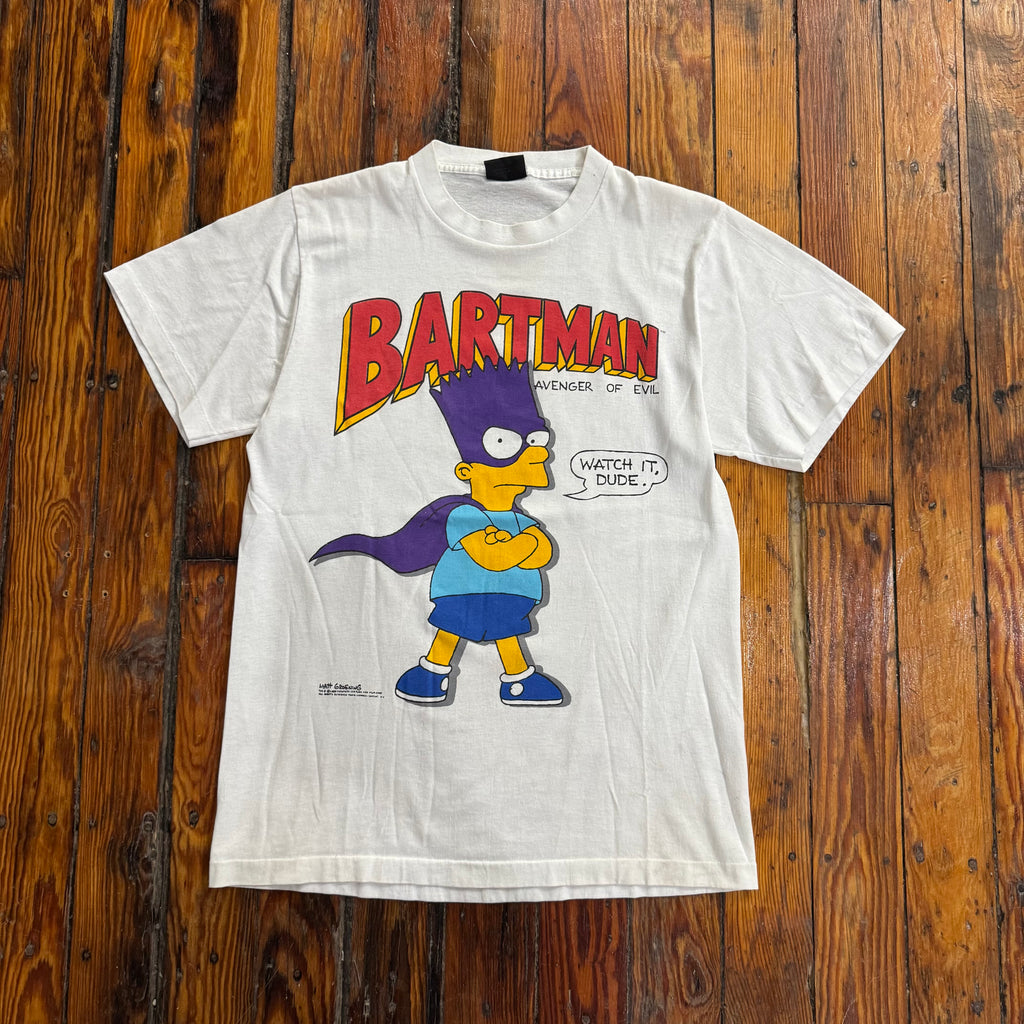Vintage BartMan Simpsons T-shirt Sz L