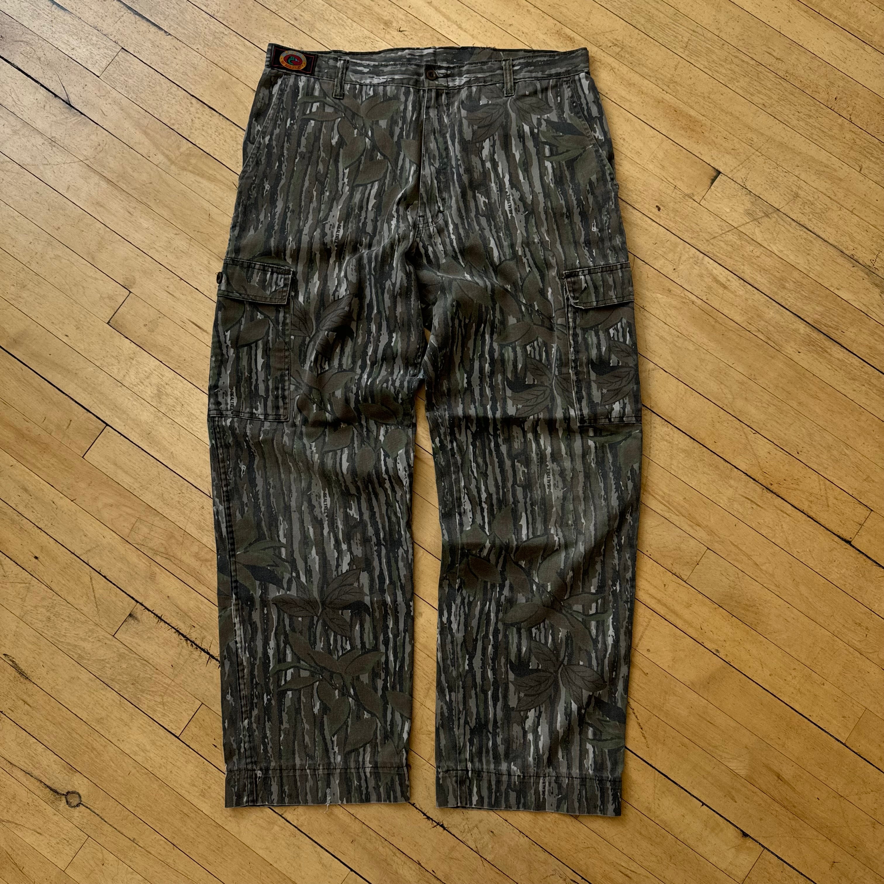 Vintage Jungle Camo Cargo Pants Sz 38