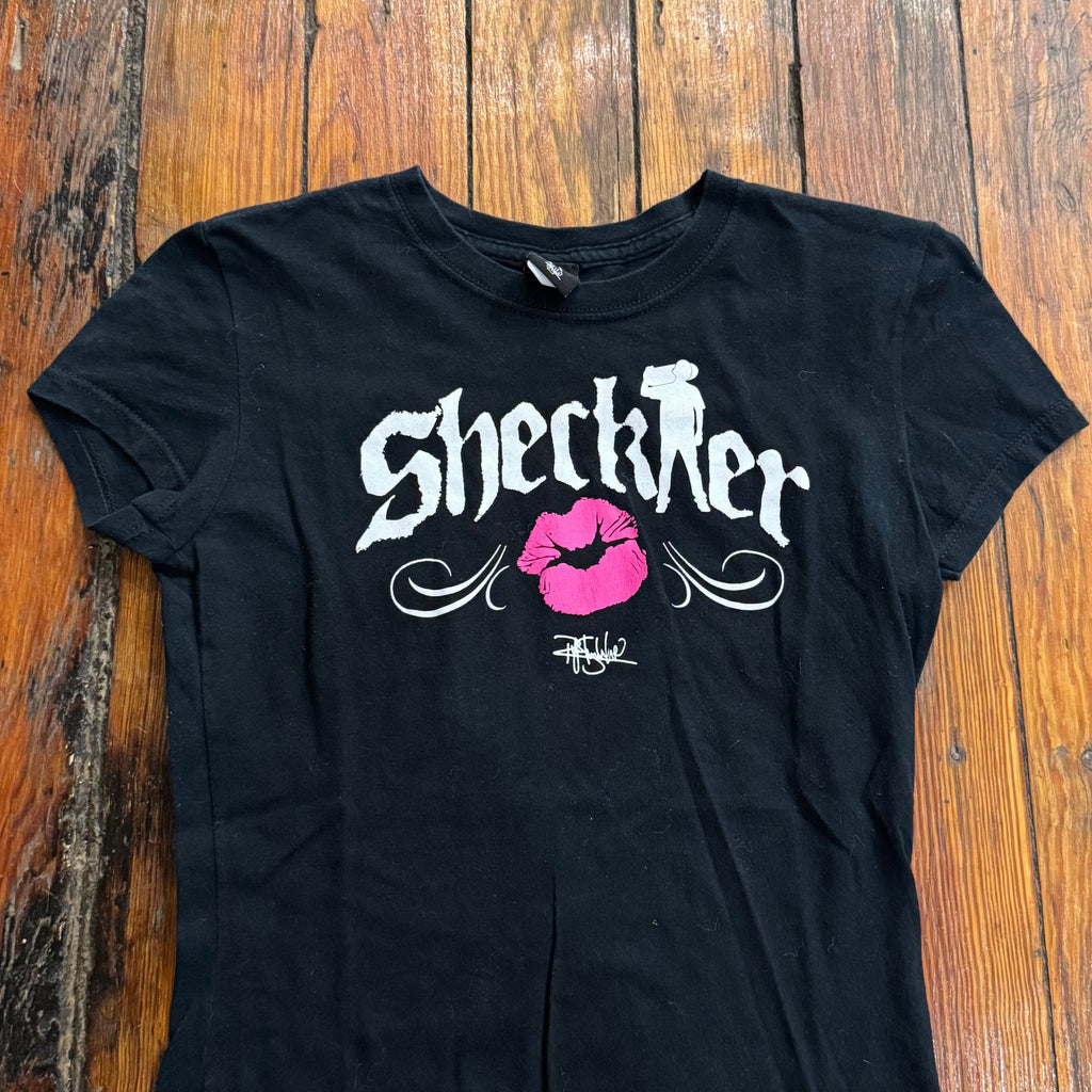Y2K Shecker Lips T-shirt Sz S