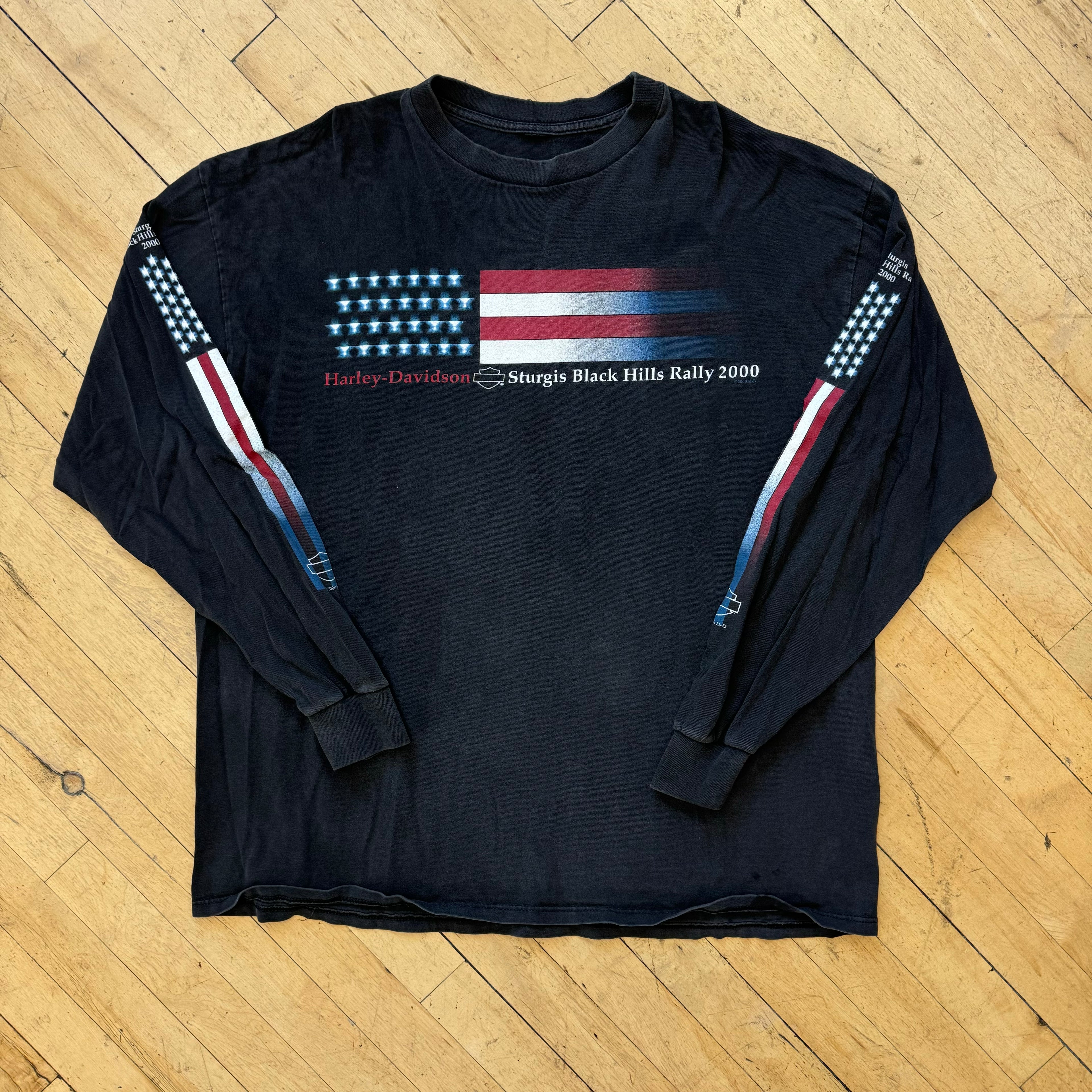 Vintage USA Harley Davidson Long Sleeve T-shirt Sz XL