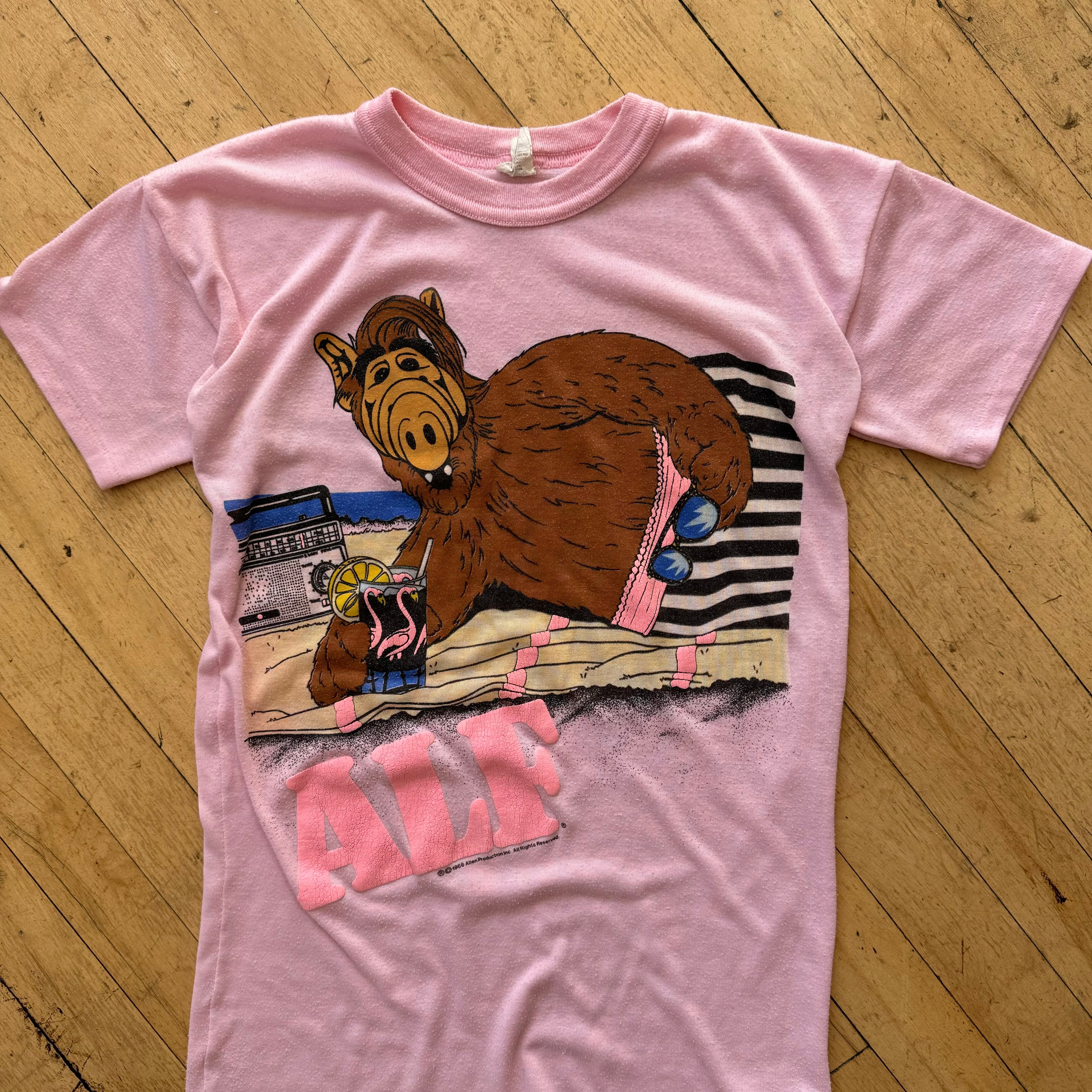 Vintage Alf Beach T-shirt Sz M