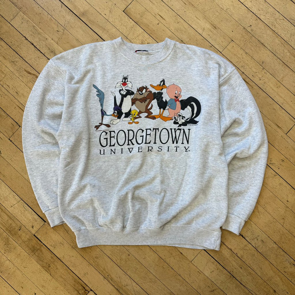 Vintage Georgetown University Lonney Tunes Crewneck Sz XL