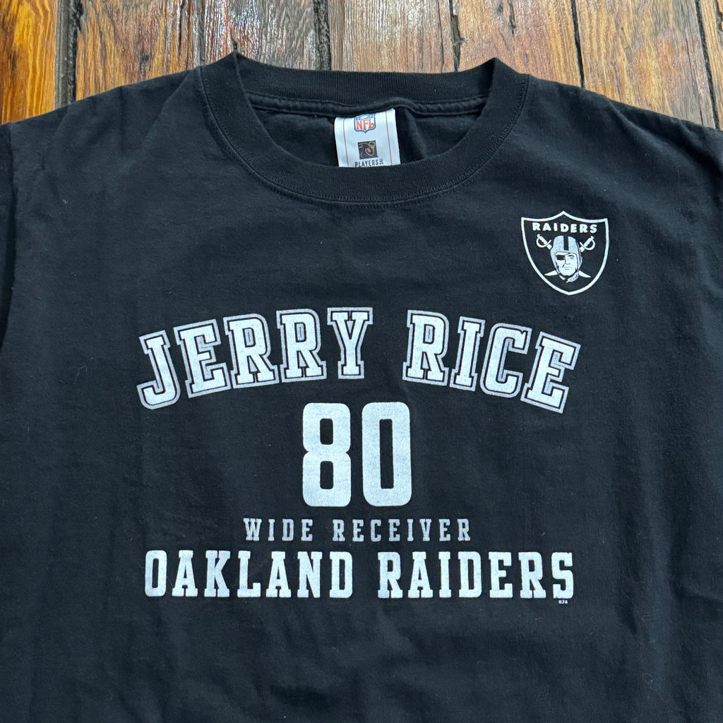Vintage Jerry Rice Oakland Raiders T-shirt Sz M