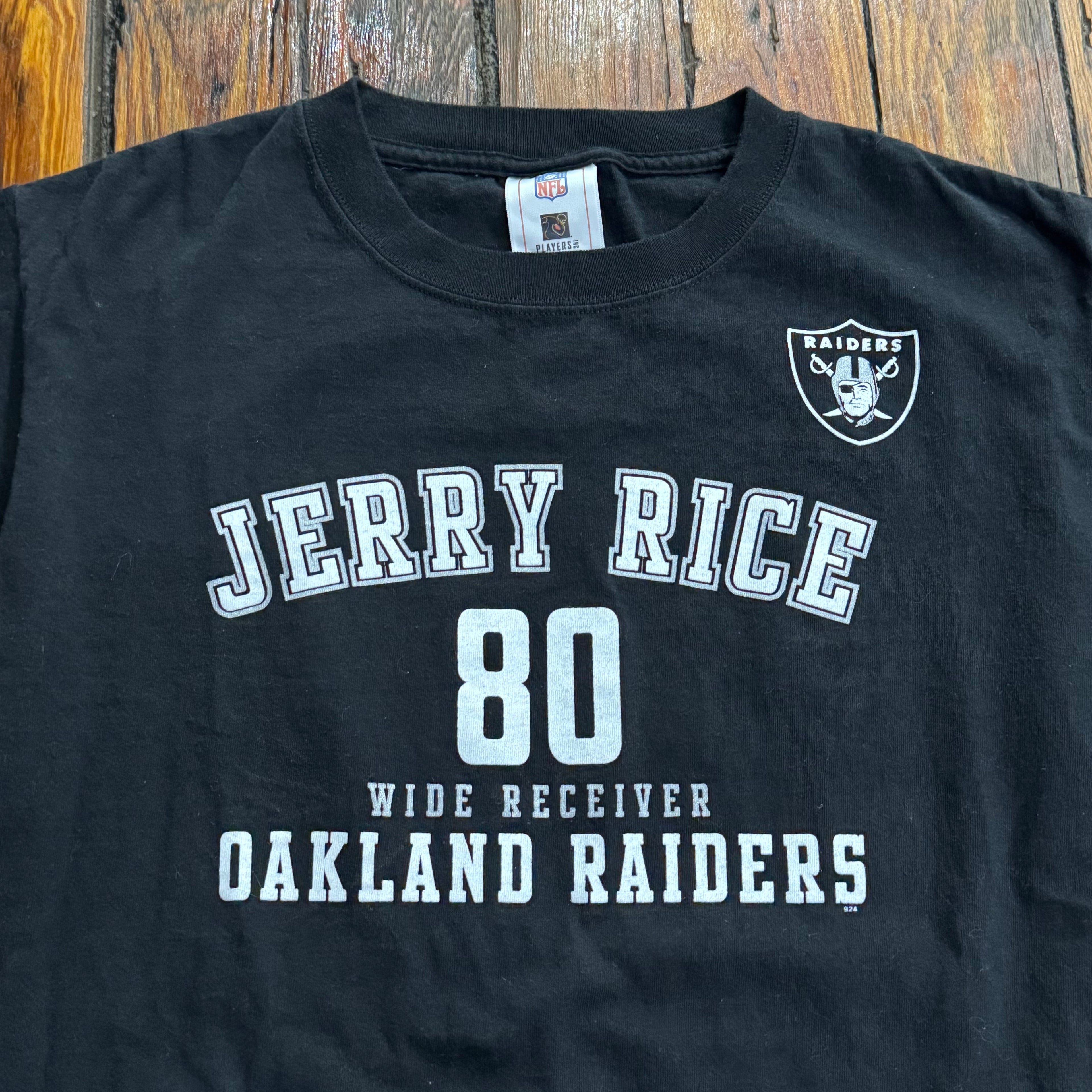 Vintage Jerry Rice Oakland Raiders T-shirt Sz M