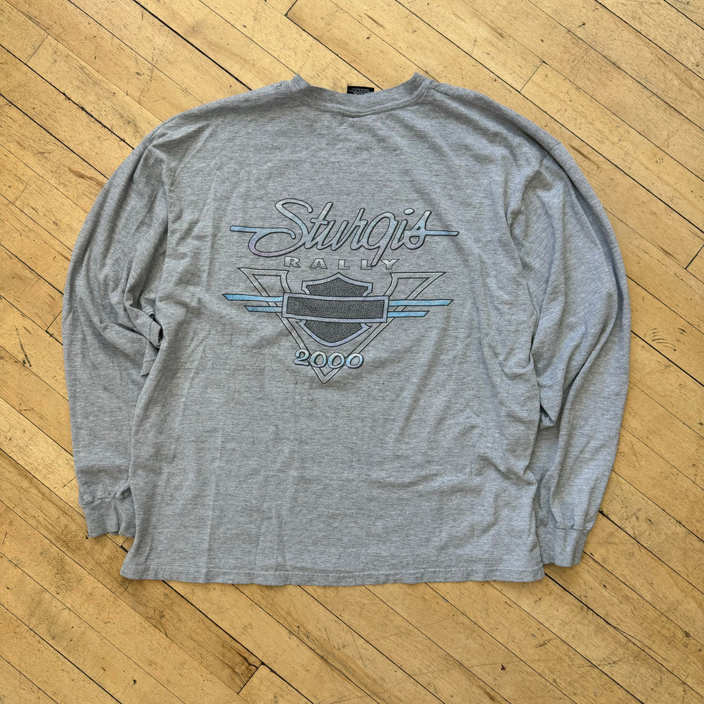 Vintage Black Hills Sturgis Harley Davidson T-shirt Sz XXL