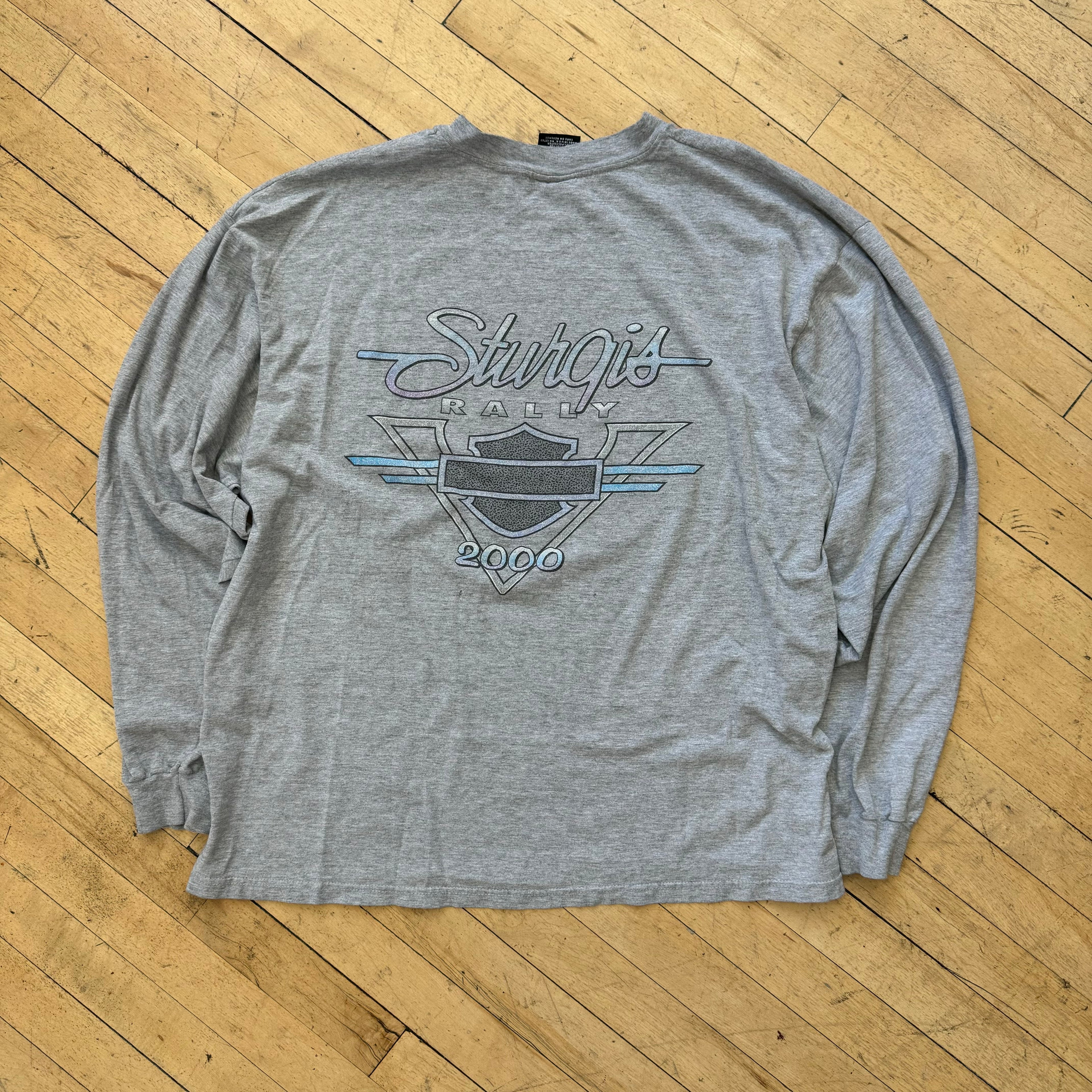 Vintage Black Hills Sturgis Harley Davidson T-shirt Sz XXL