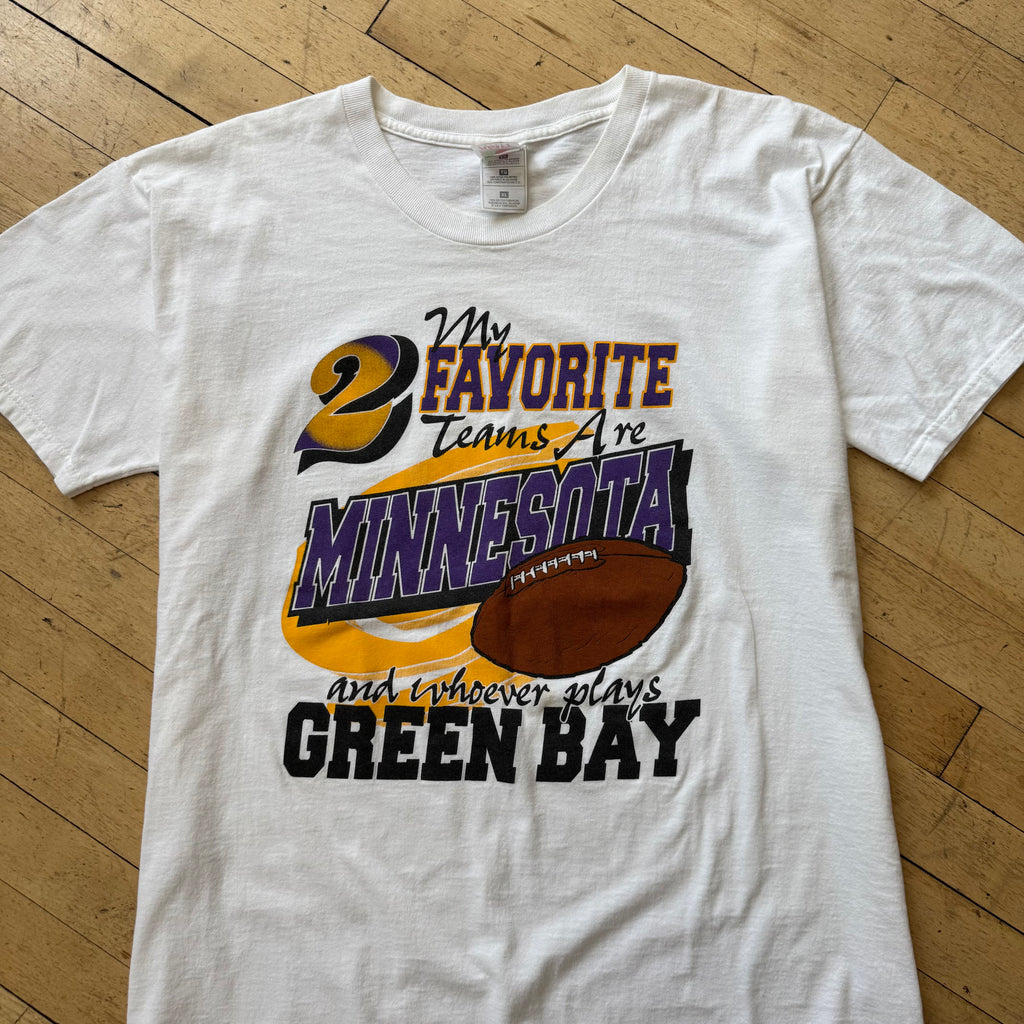 My two favorite teams are Vikings & … T-shirt Sz L
