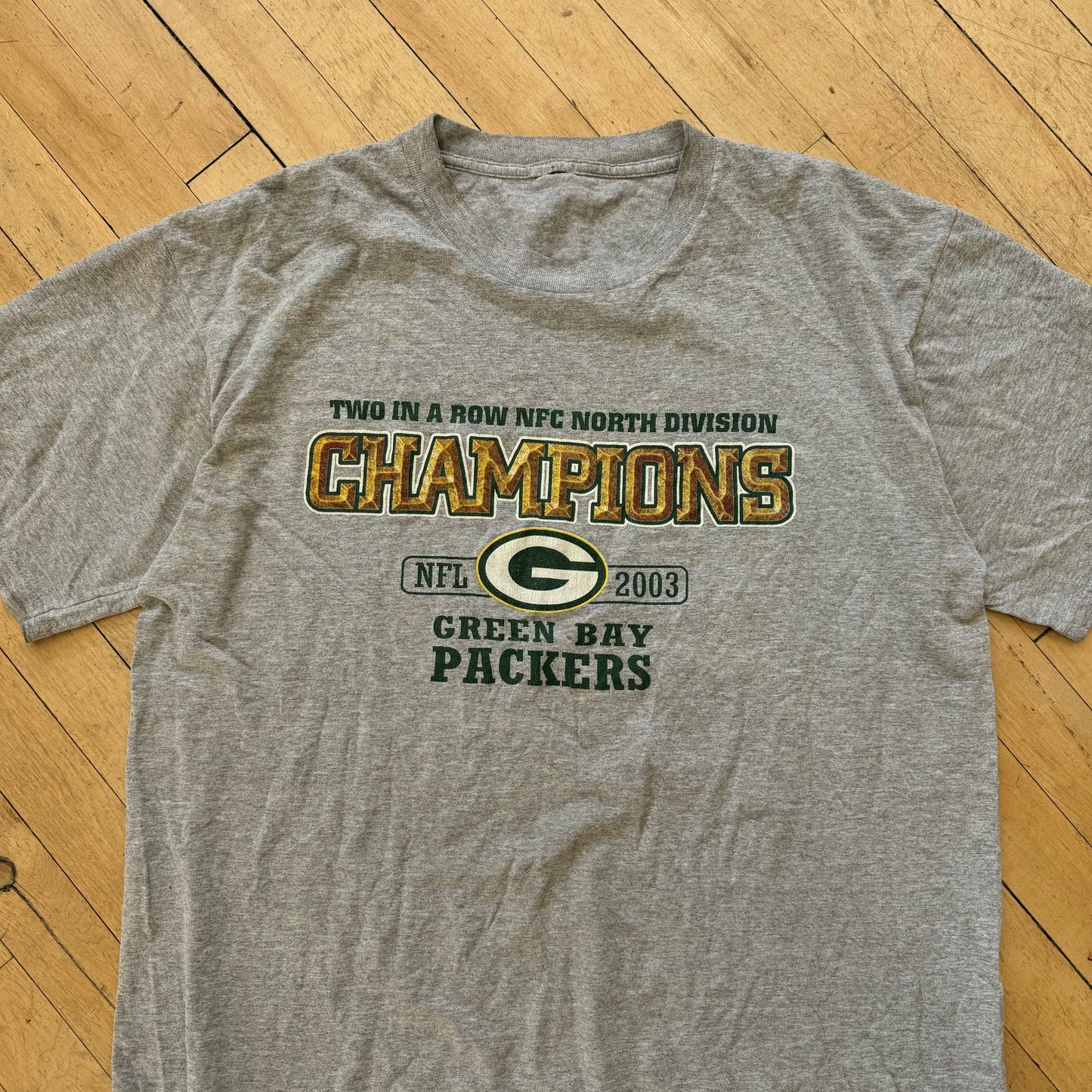 2003 Green Bay Packers Champions T-shirt Sz XL