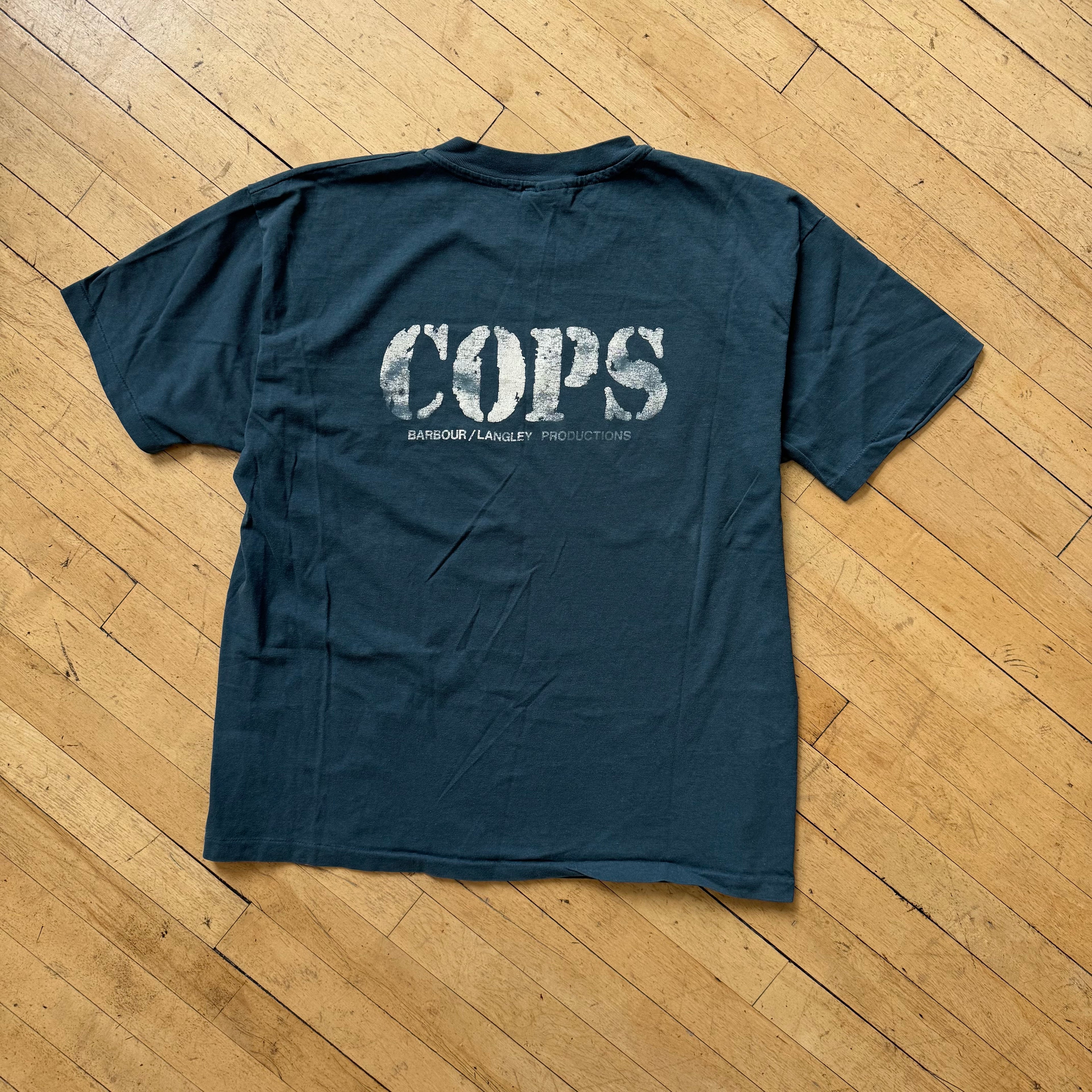 Vintage Cops T-shirt Sz XL