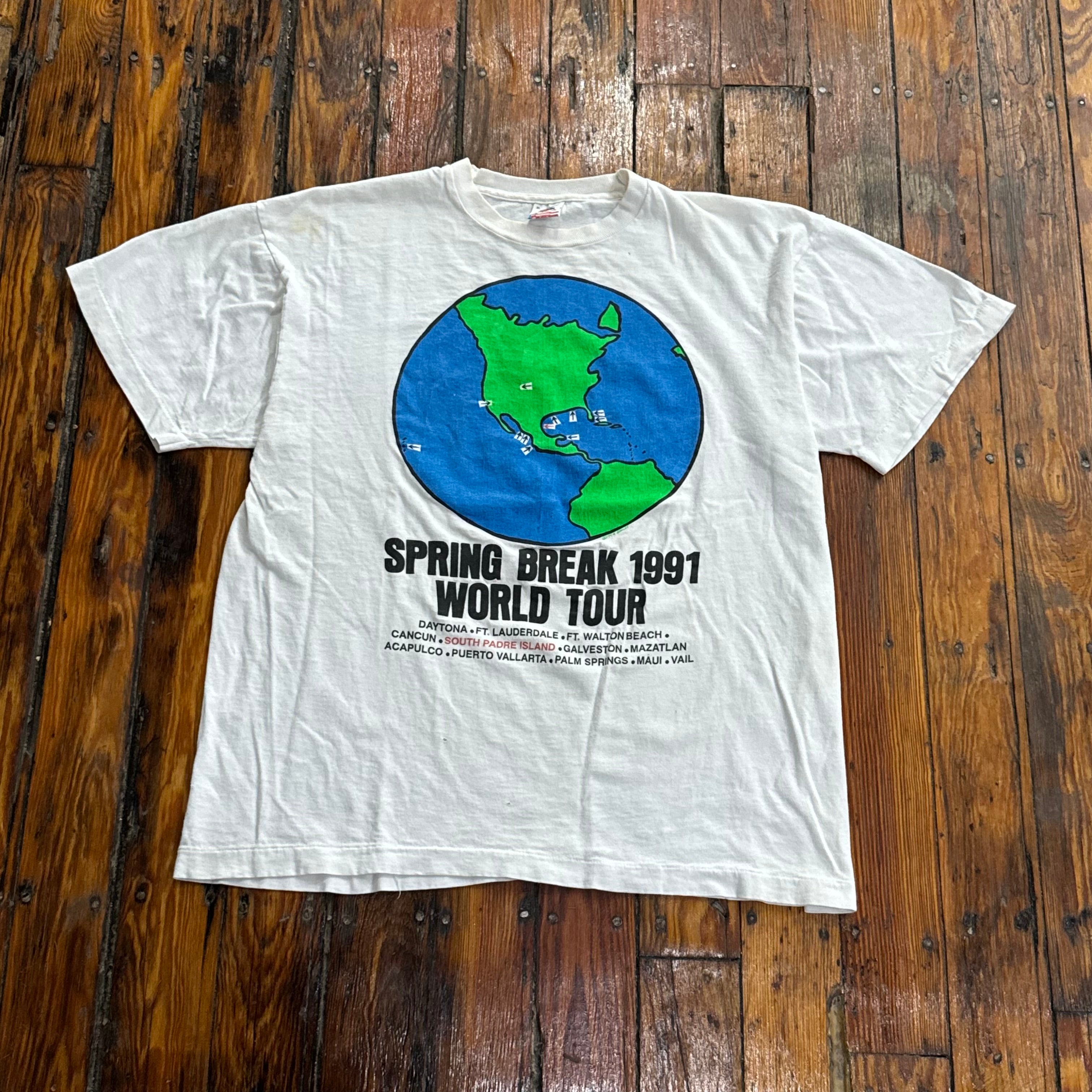 Vintage 91’ Spring Break Tour T-shirt Sz XL