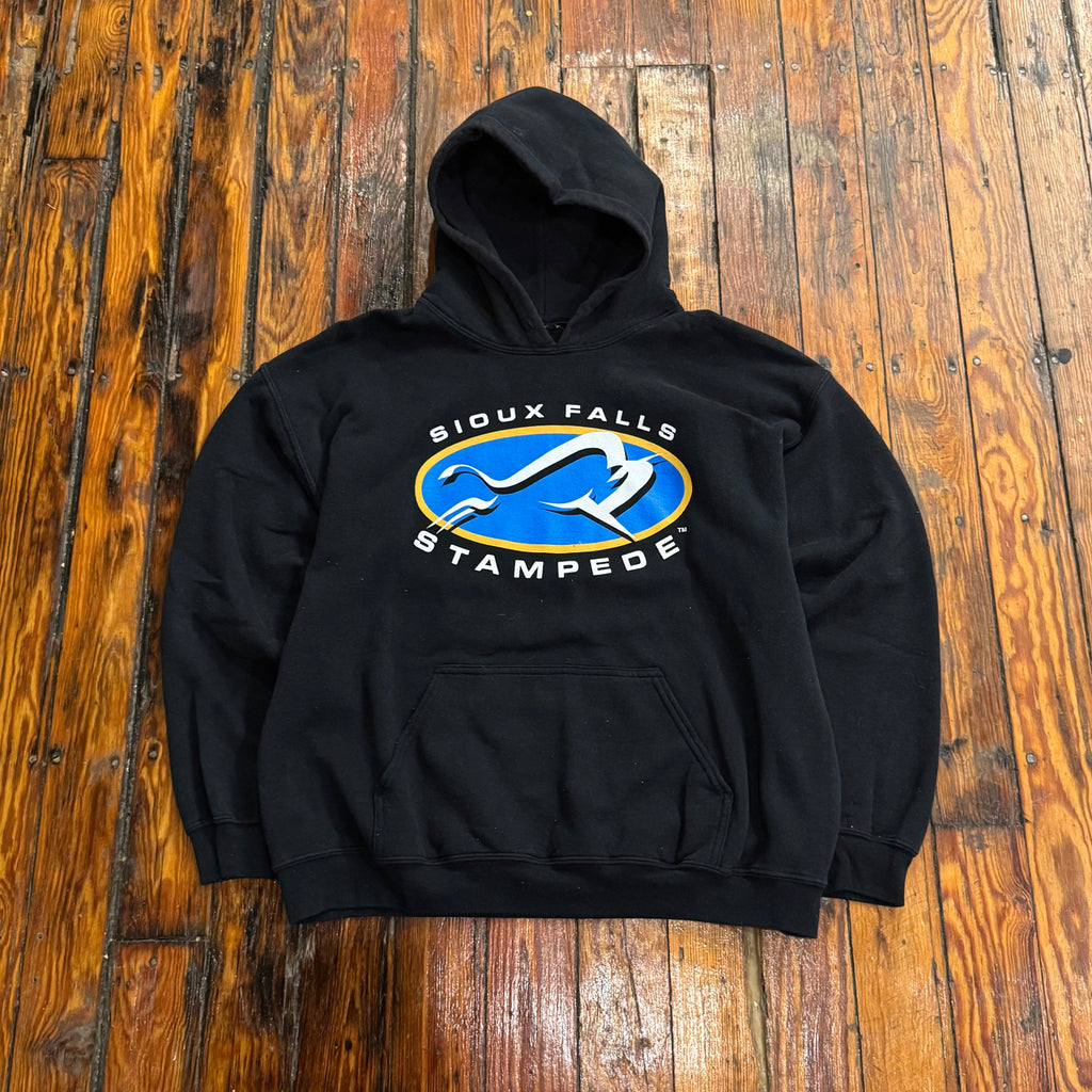 Vintage Sioux Falls Stampede Hoodie Sz L