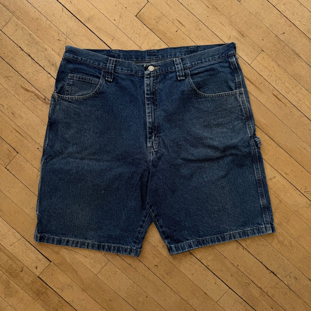 Vintage Wrangler Carpenter Denim Jean Shorts Sz 38