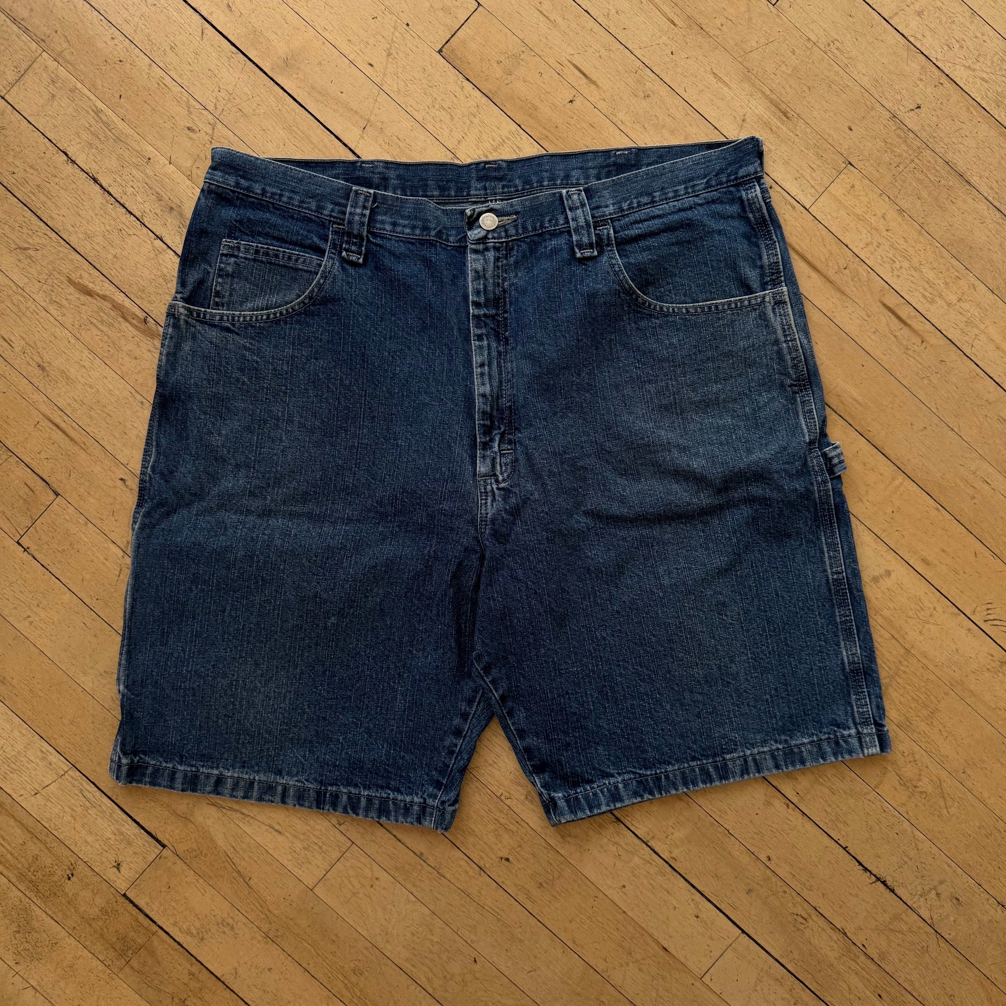 Vintage Wrangler Carpenter Denim Jean Shorts Sz 38