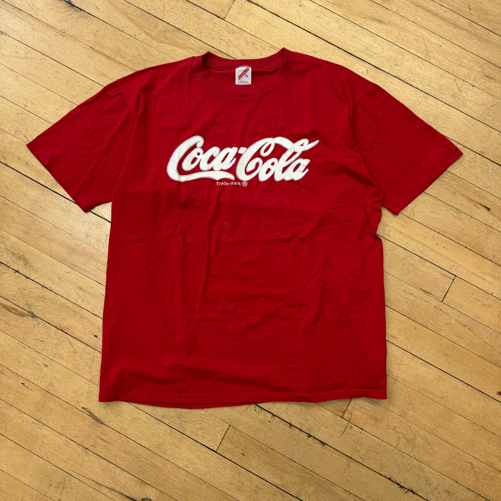 Vintage Coca-Cola SpellOut T-shirt Sz XL