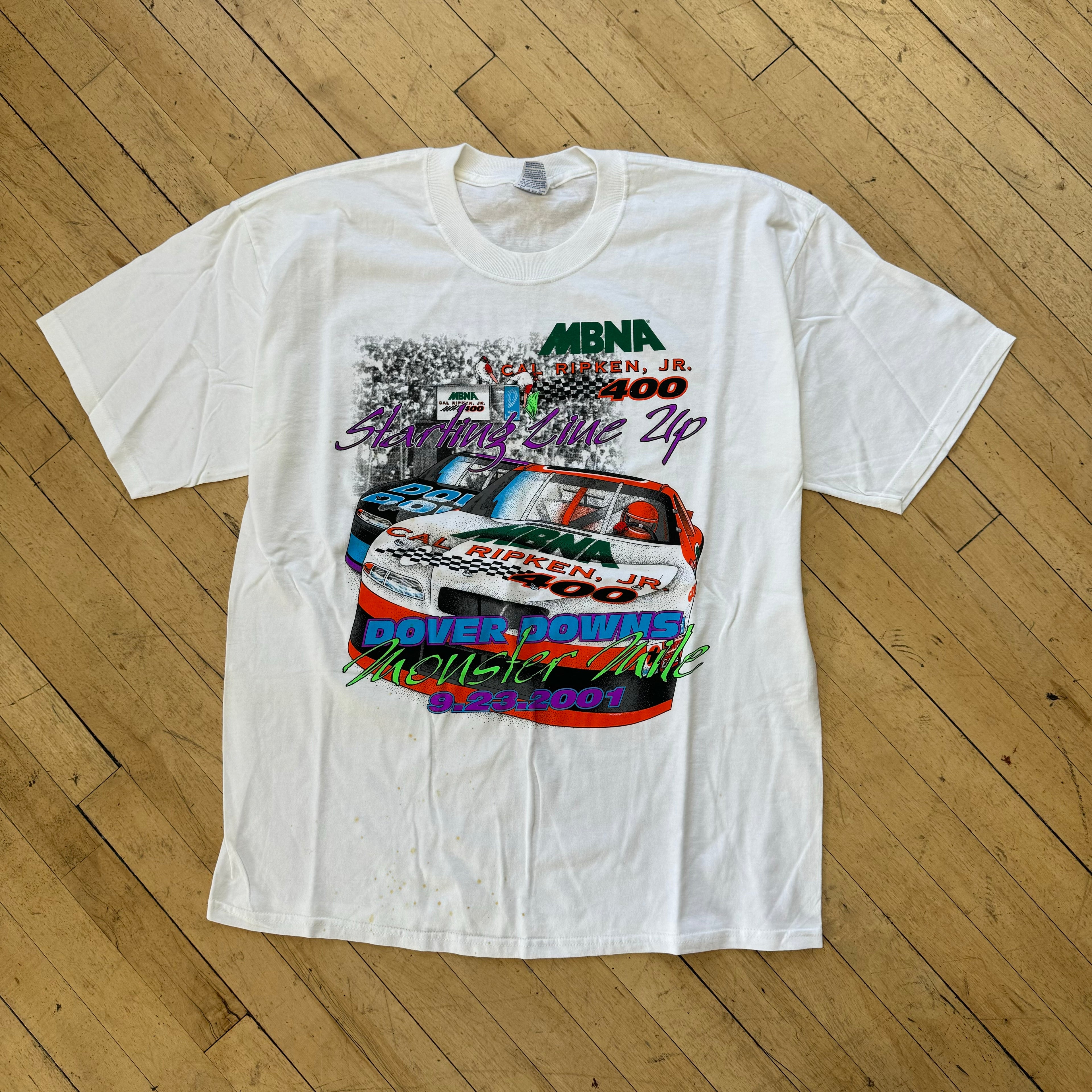 Vintage Carl Ripken Jr Nascar T-shirt Sz XL