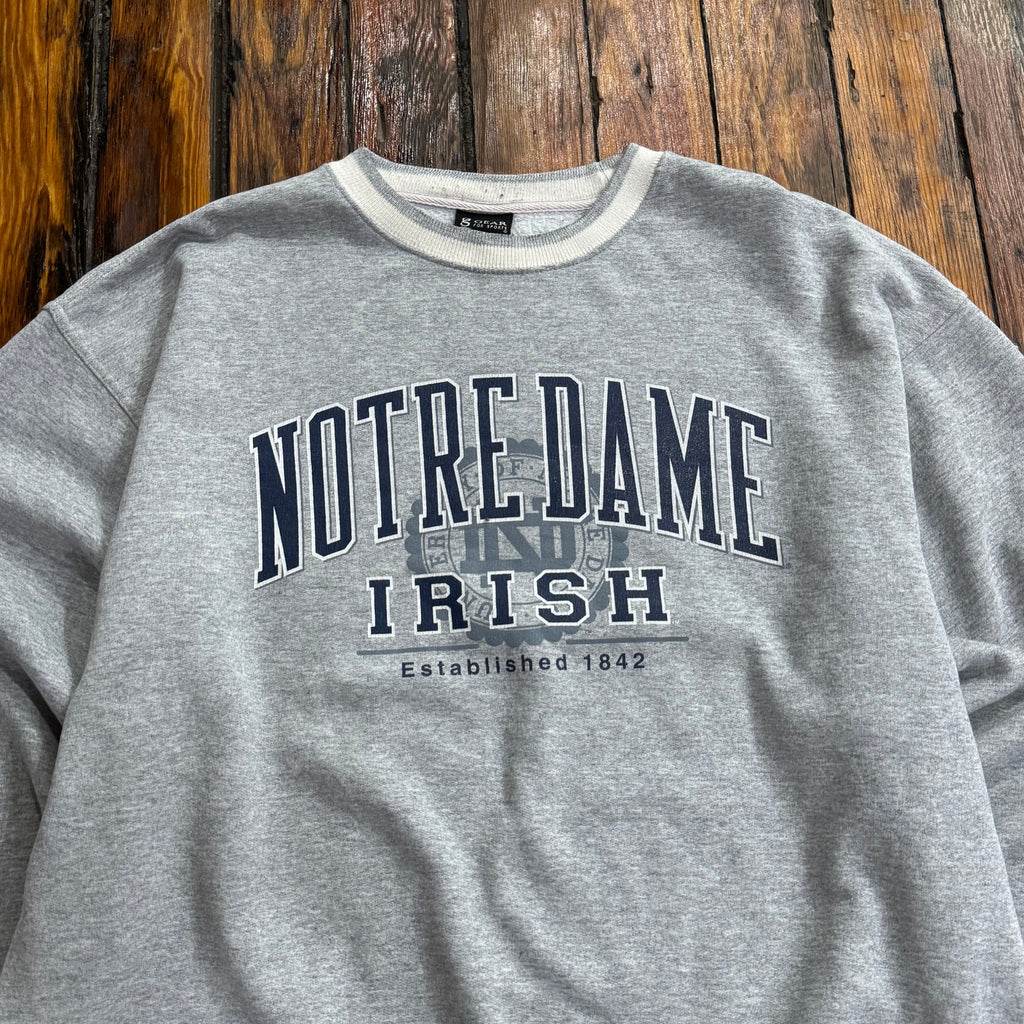 Vintage Notre Dame Irish Crewneck Sz L