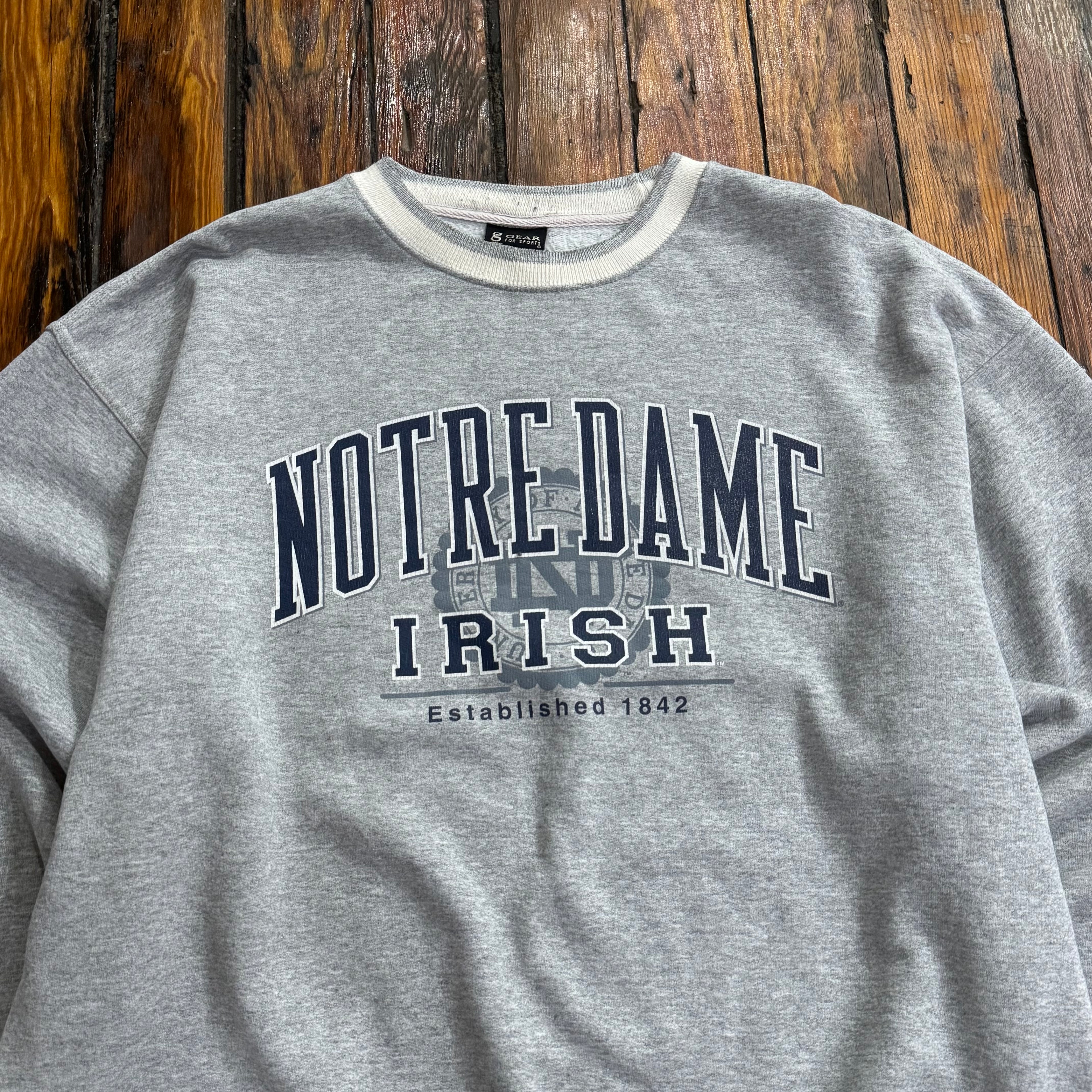 Vintage Notre Dame Irish Crewneck Sz L