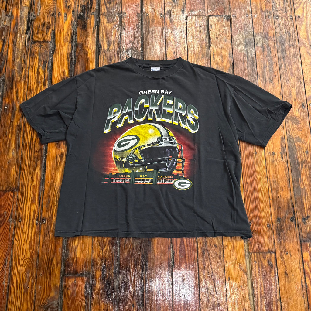 Vintage Green Bay Packers Helmet T-shirt Sz XL