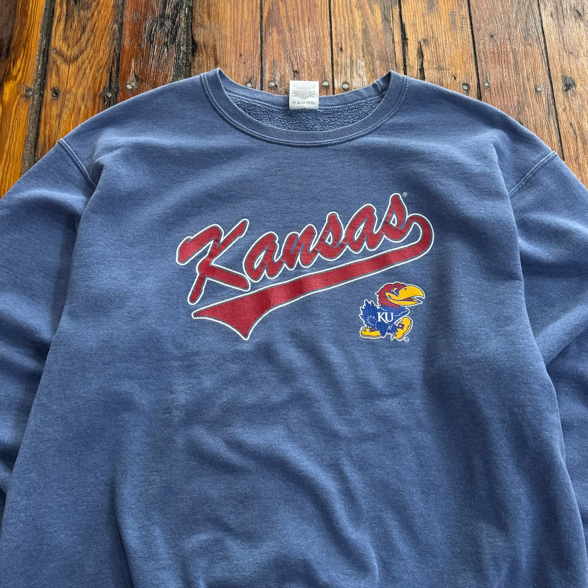 Vintage Kansas Jayhawks Crewneck Sz L