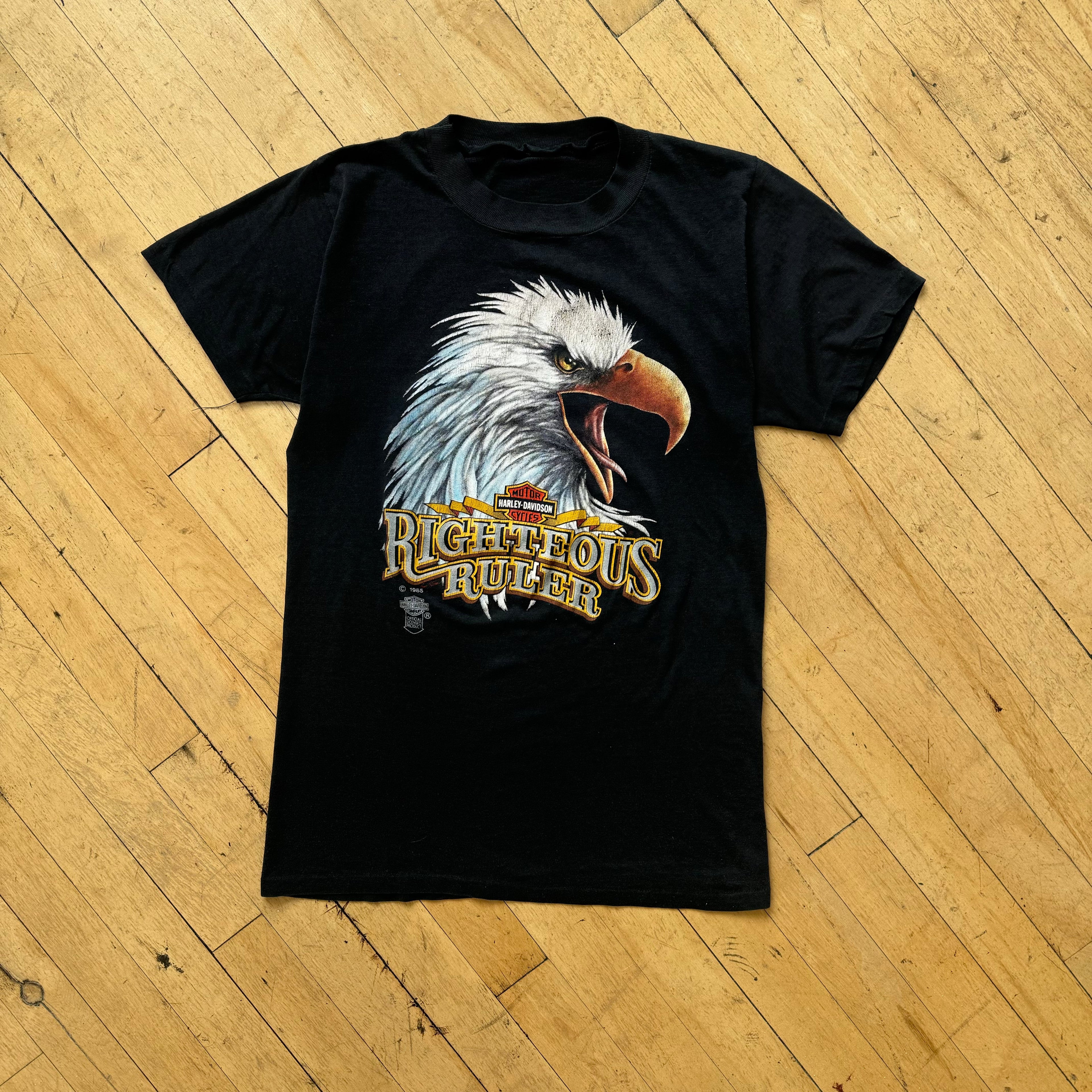 Harley Davidson Righteous Ruler T-shirt Sz S