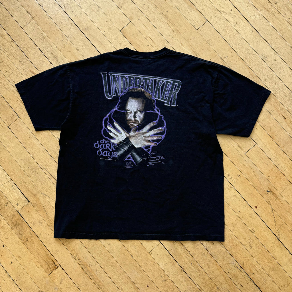 Vintage WWF The Dark Days Undertaker T-shirt Sz XXL