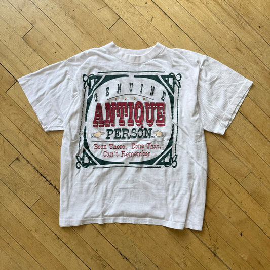 Vintage Genuine Antique Person T-shirt Sz M